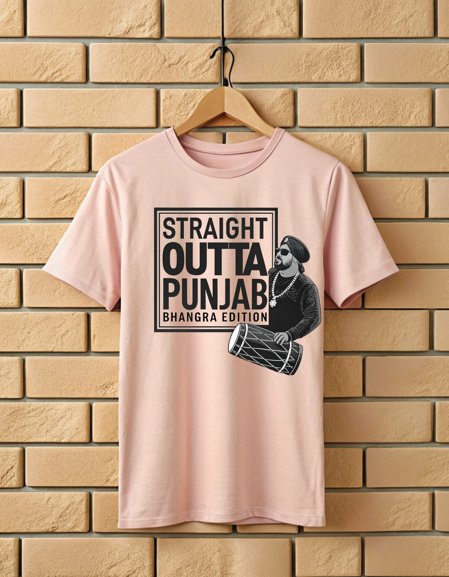 Straight Outta Punjab Bhangra Edition | Unisex Bhangra Lover T Shirt