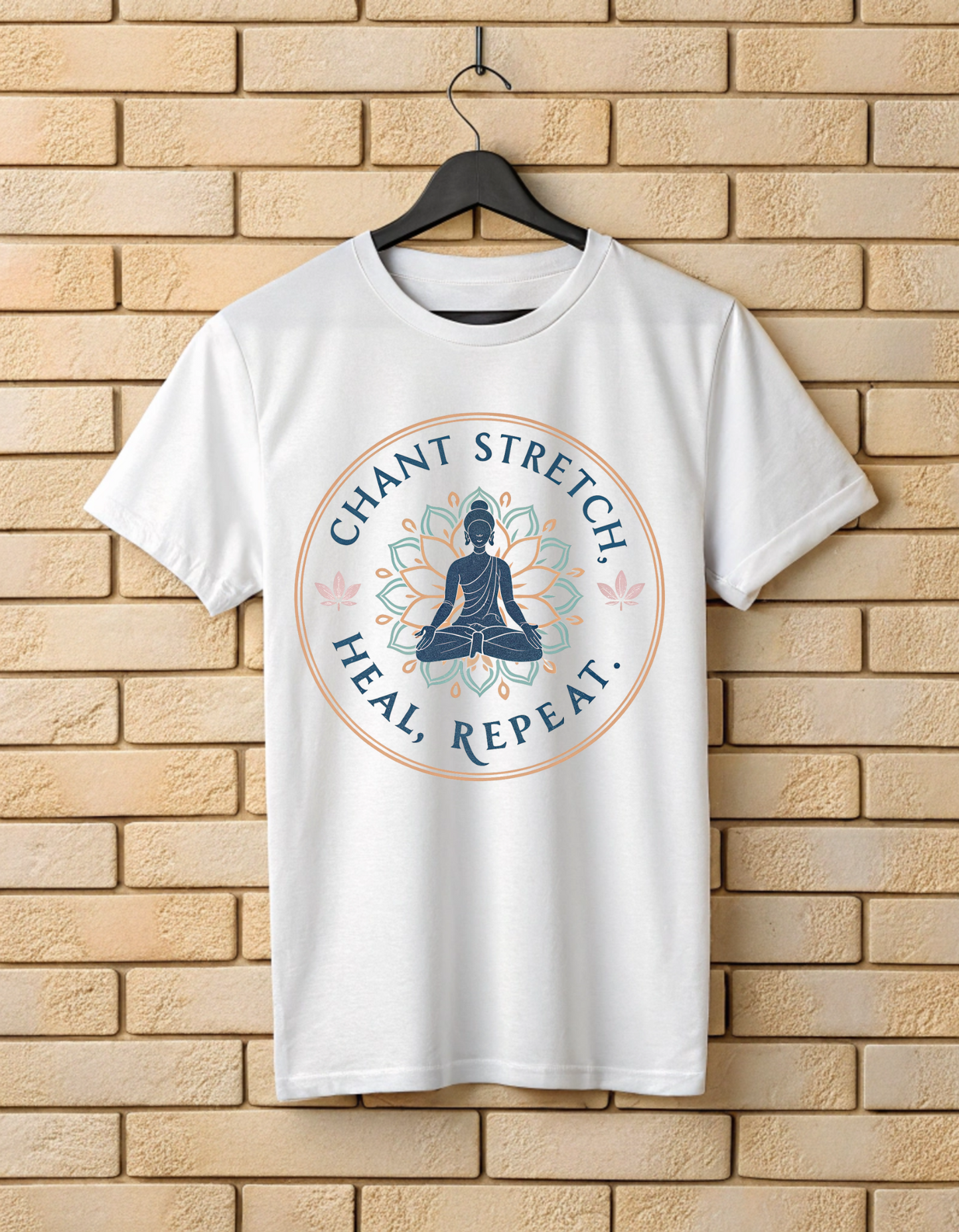 Chant Stretch Heal Repeat | Unisex Yoga Lover T Shirt