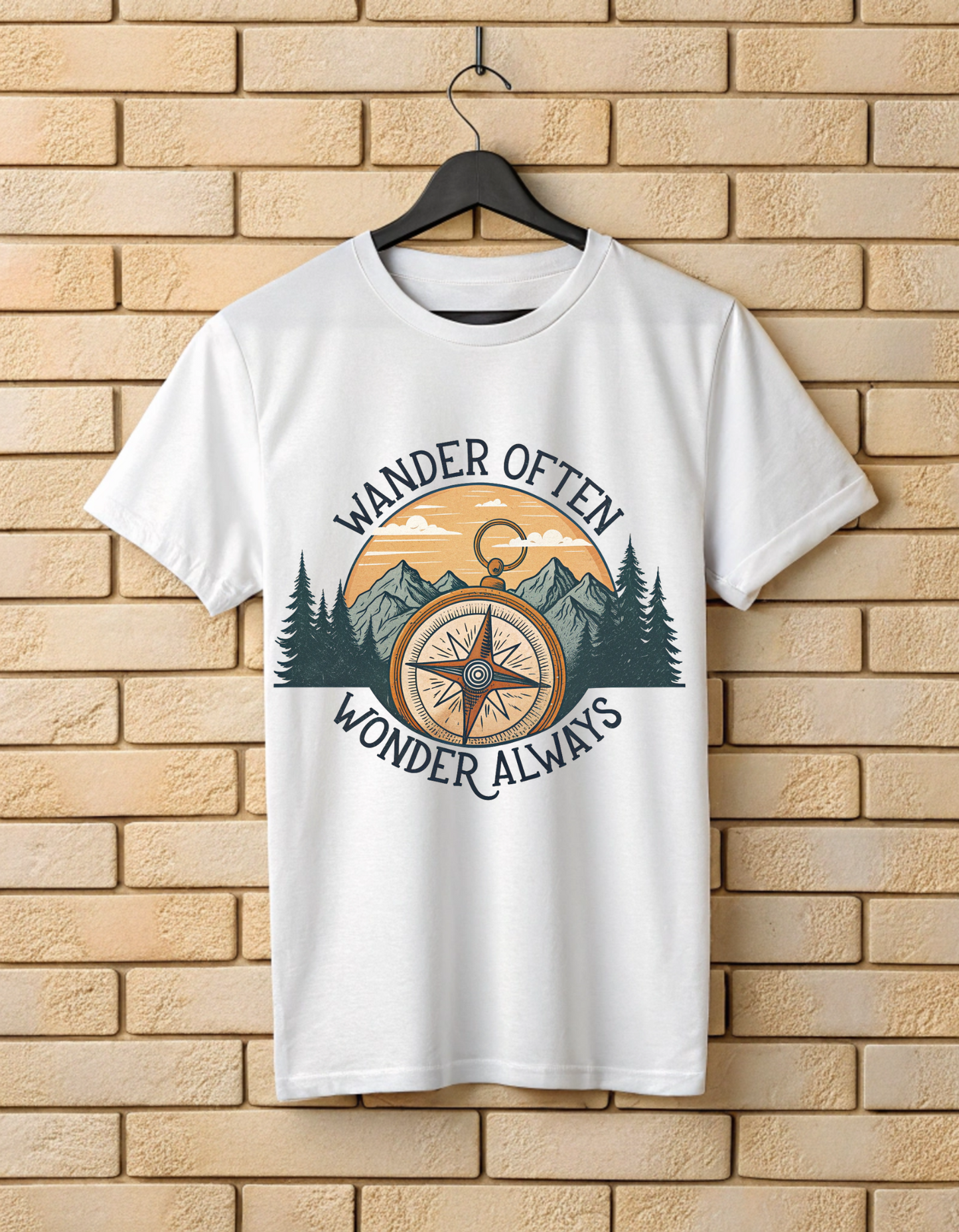 Wander Often Wonder Always | Unisex Nature & Travel Lover T Shirt