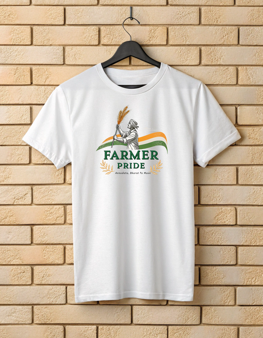 Farmer Pride Anndata, Bharat Da Maan | Unisex Farmers T Shirt