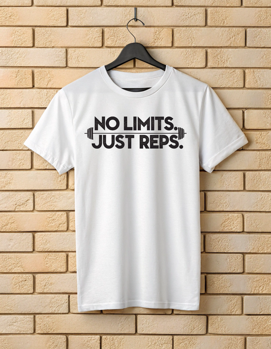 No Limits Just Reps | Unisex GYM T Shirt