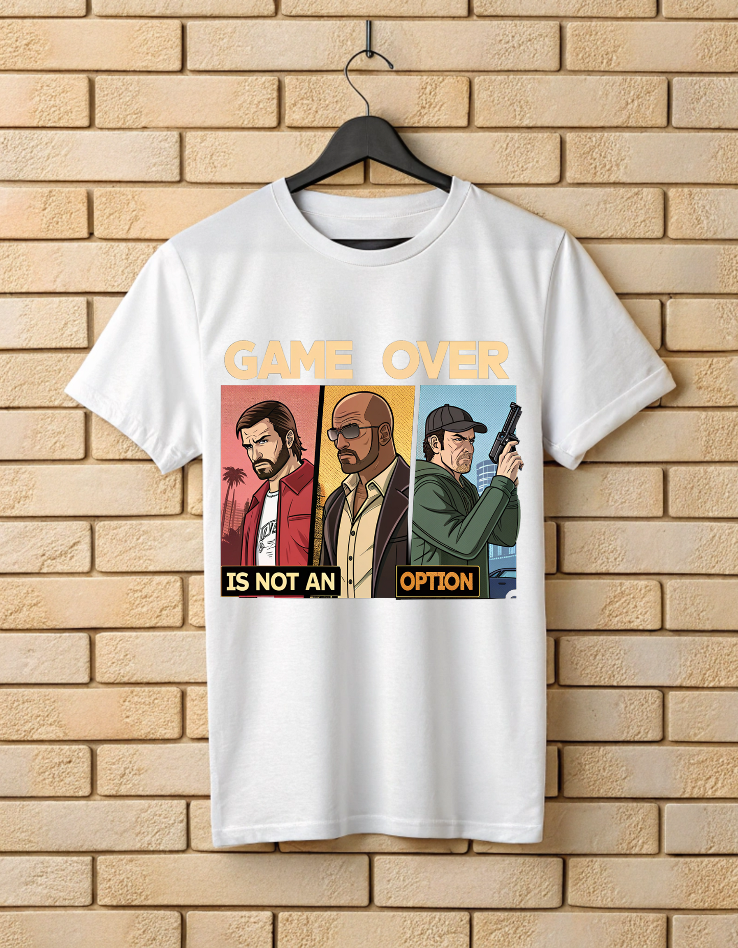 Game Over is not an Option | Unisex GTA Gaming Lover T Shirt