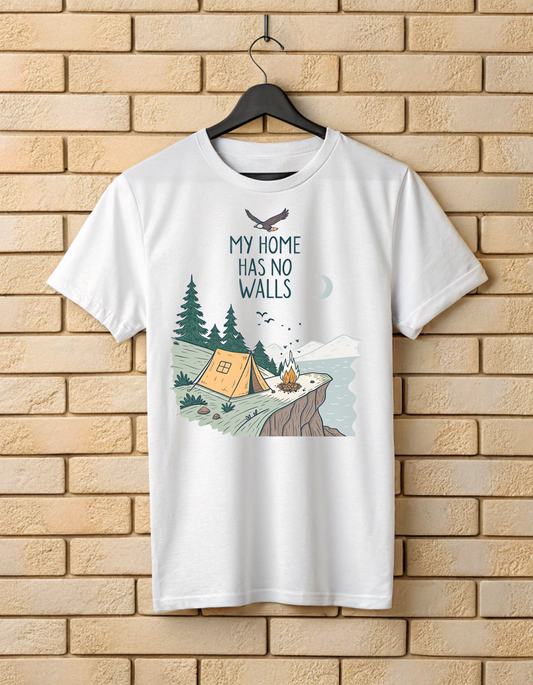 My Home has No Walls | Unisex Nature & Travel T Shirt