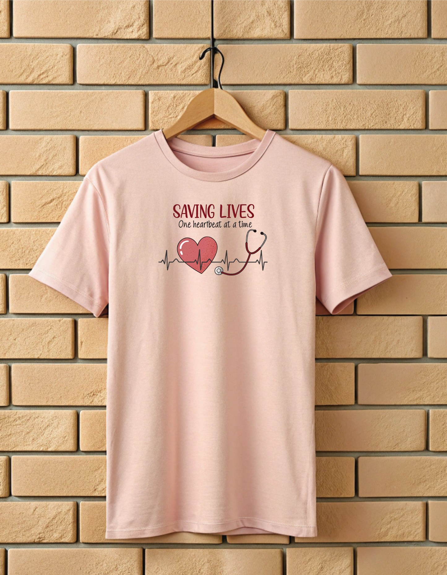 Saving Lives One Heartbeat at a Time | Unisex Doctors T Shirt
