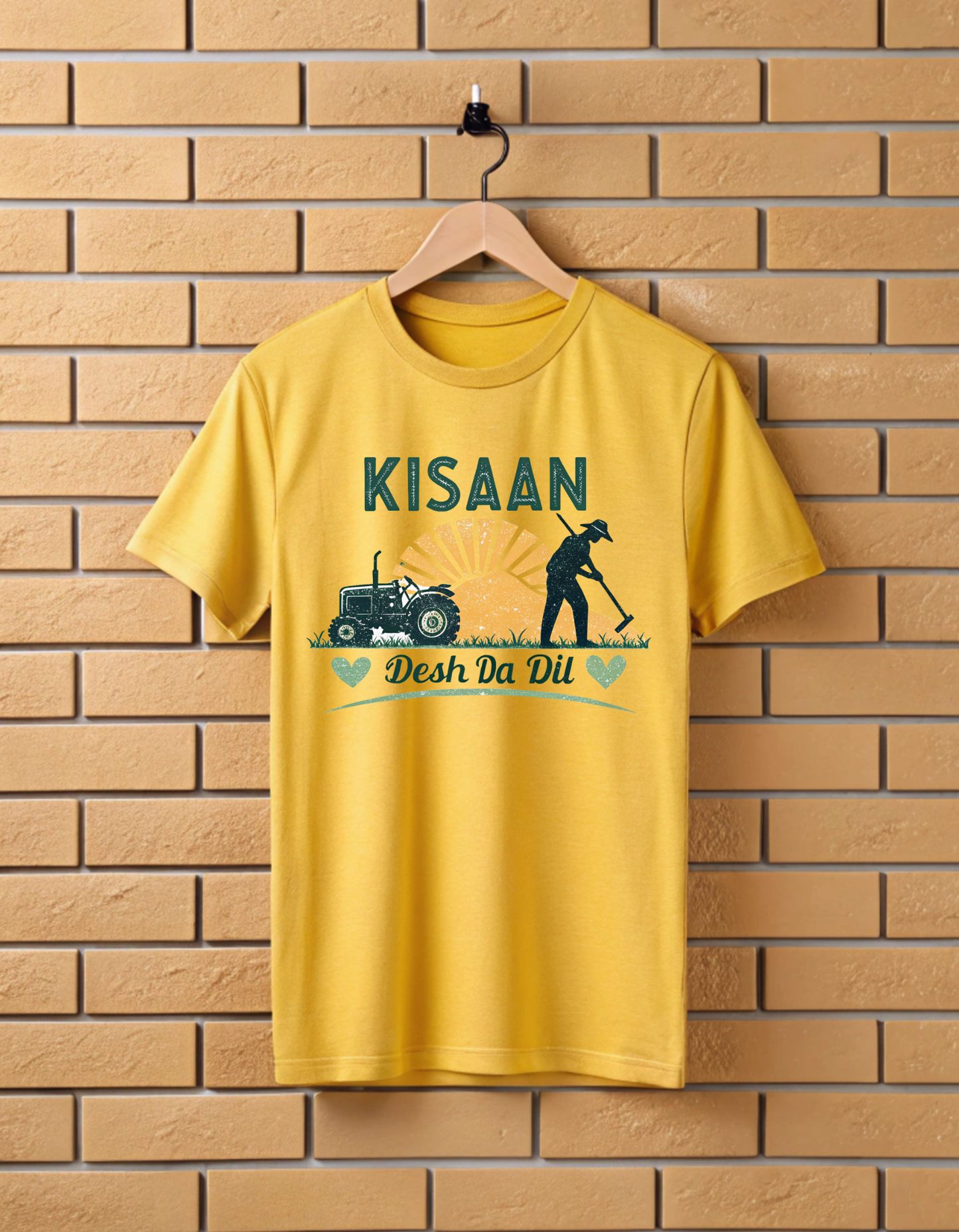 Kisaan Desh Da Dil | Farmers T Shirt