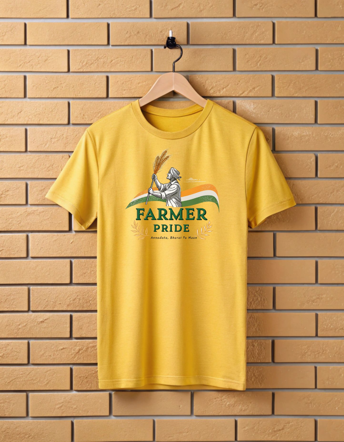 Farmer Pride Anndata, Bharat Da Maan | Unisex Farmers T Shirt