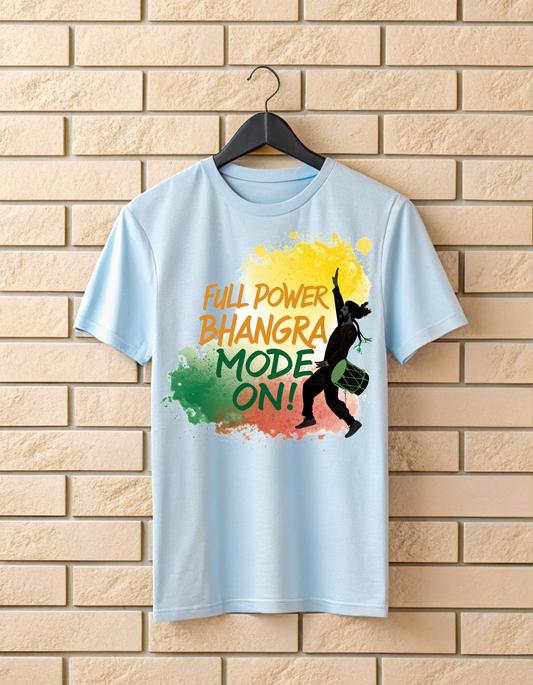 Full Bhangra Mode On | Unisex Bhangra Lover T Shirt