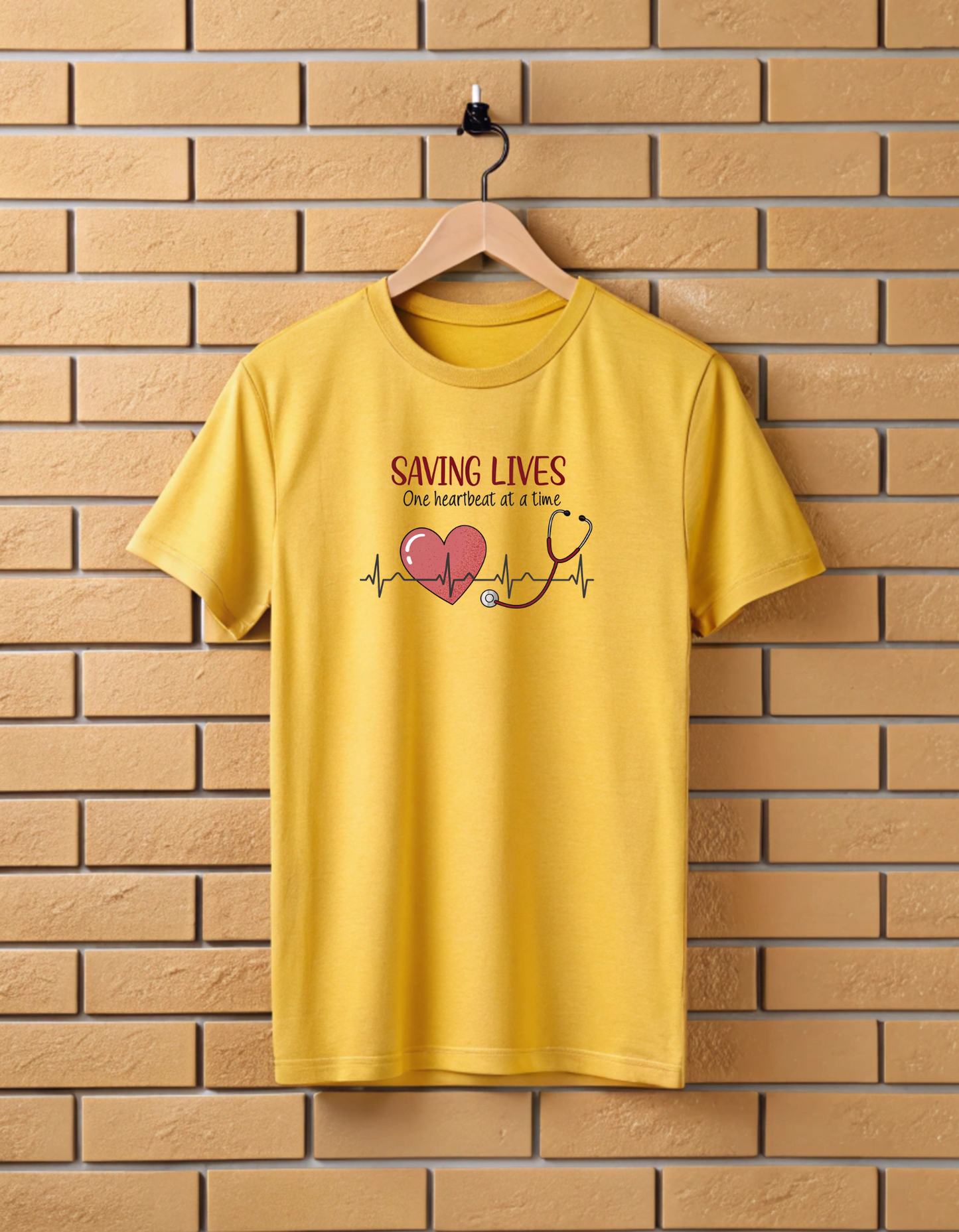 Saving Lives One Heartbeat at a Time | Unisex Doctors T Shirt