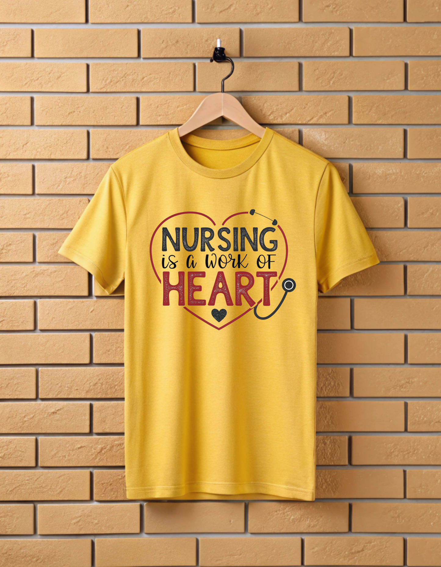 Nursing is a work of heart | Unisex Nurse T Shirt