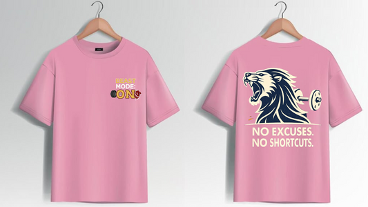 Beast Mode On | No Excuses No Shortcuts | Unisex GYM T Shirt