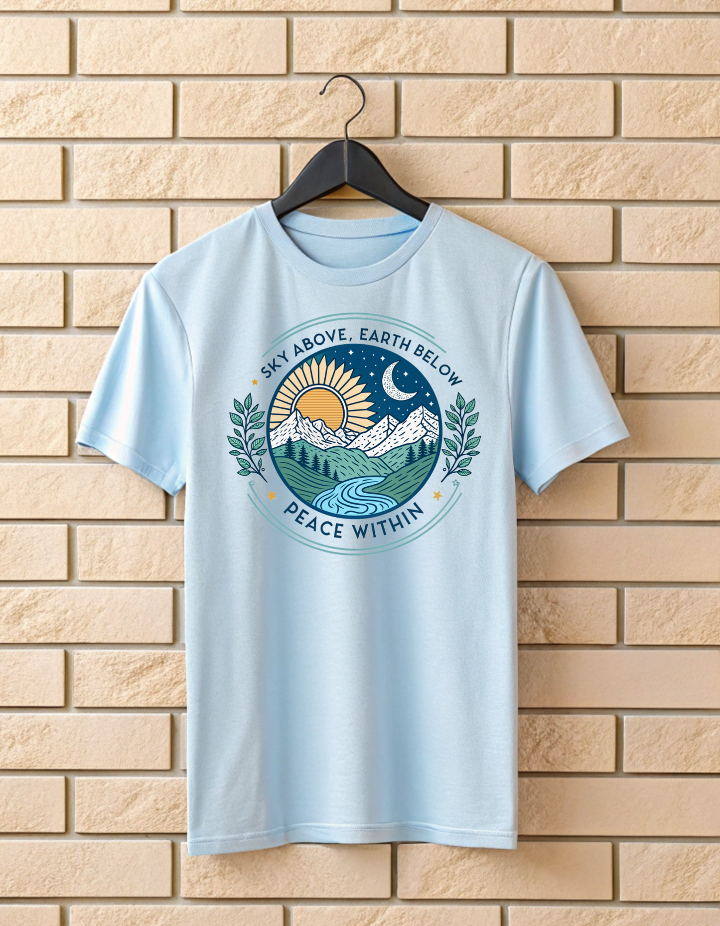 Sky Above Earth Below | Unisex Nature & Travel Lover T Shirt