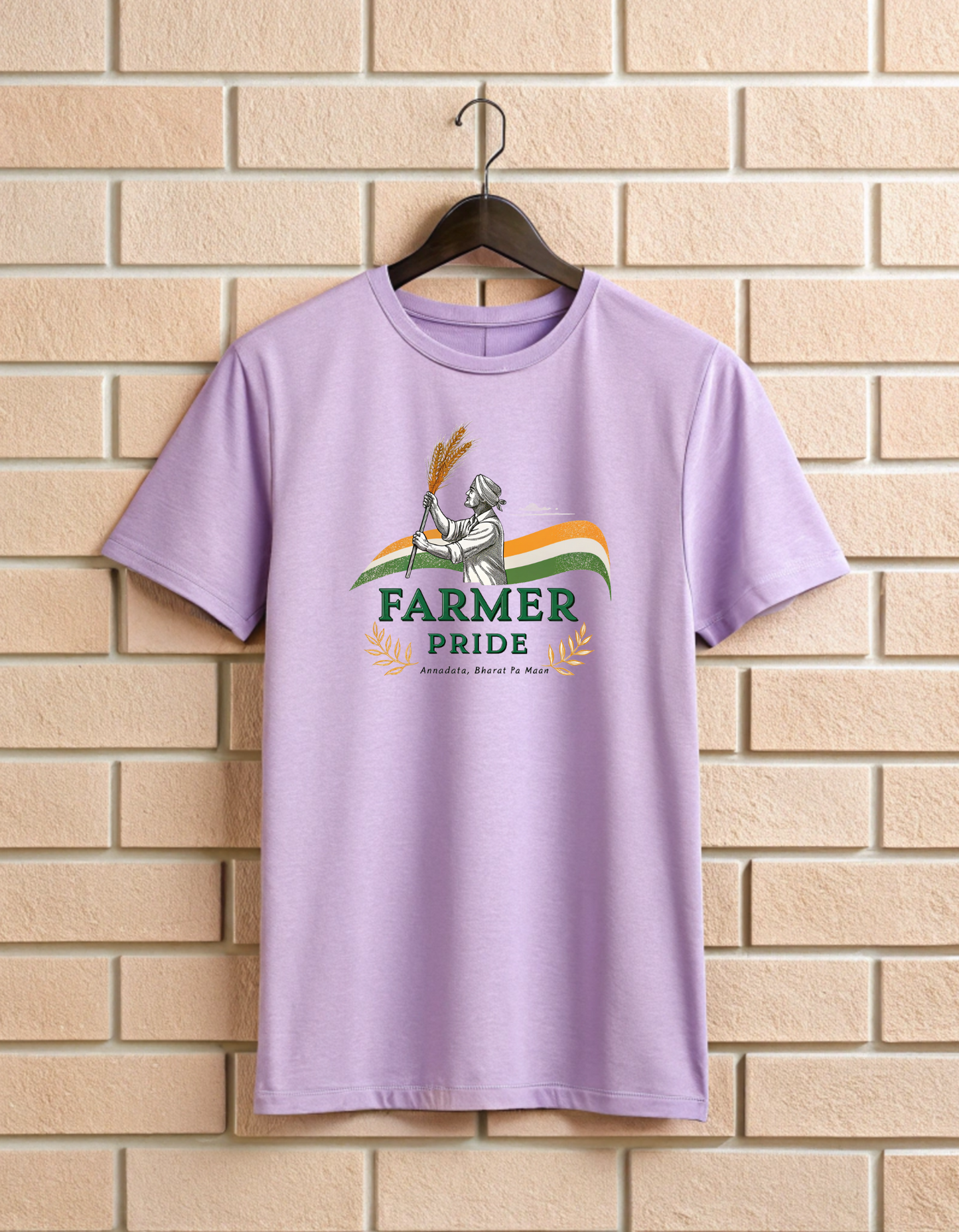 Farmer Pride Anndata, Bharat Da Maan | Unisex Farmers T Shirt