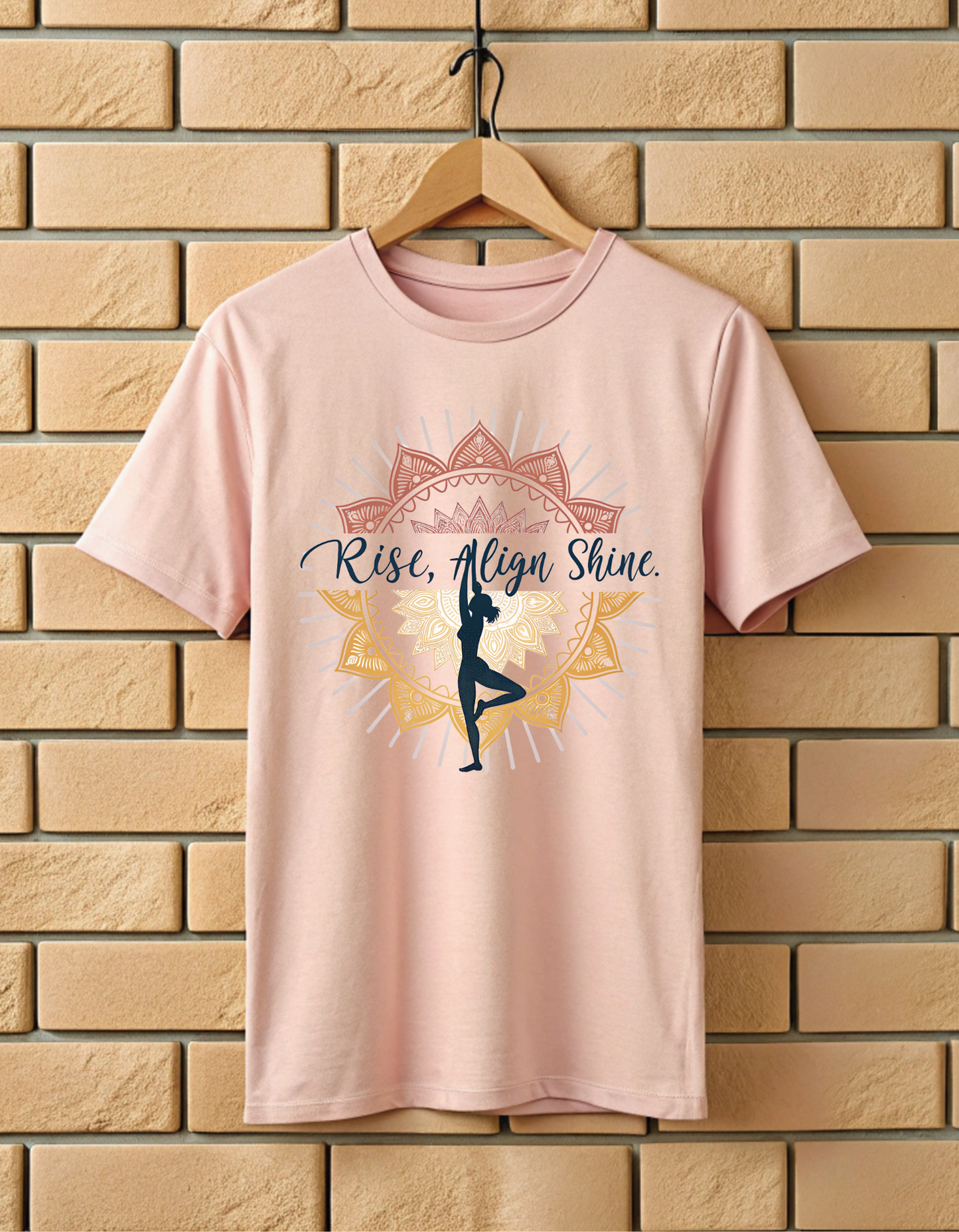 Rise Align Shine | Unisex Yoga Lover T Shirt