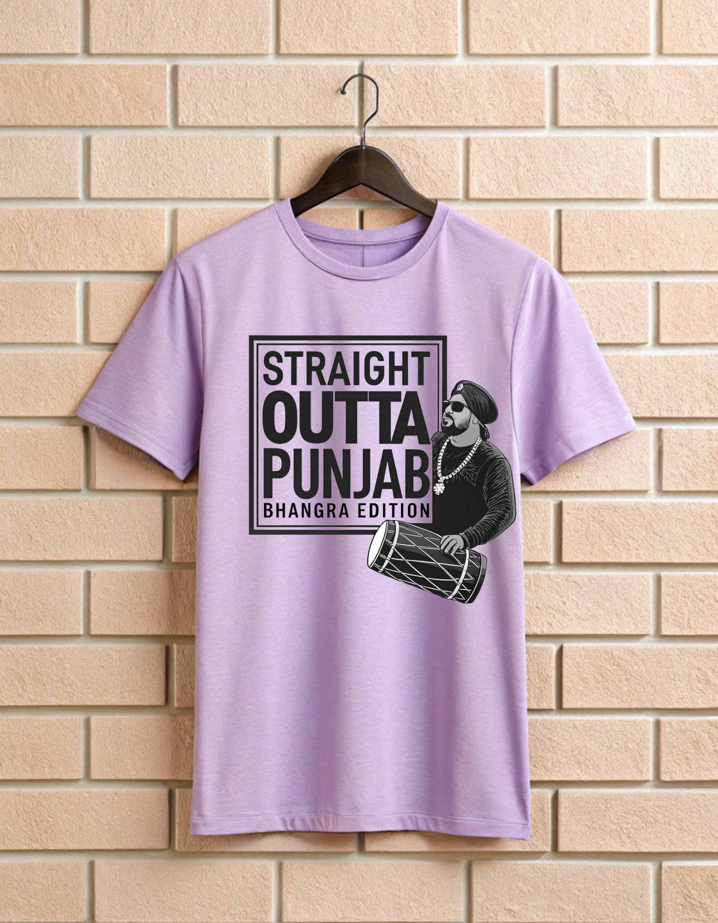 Straight Outta Punjab Bhangra Edition | Unisex Bhangra Lover T Shirt