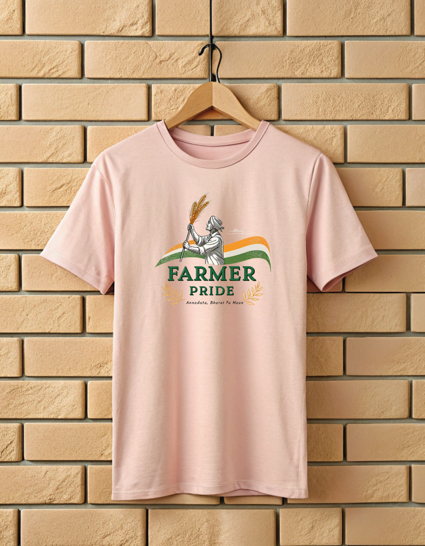 Farmer Pride Anndata, Bharat Da Maan | Unisex Farmers T Shirt