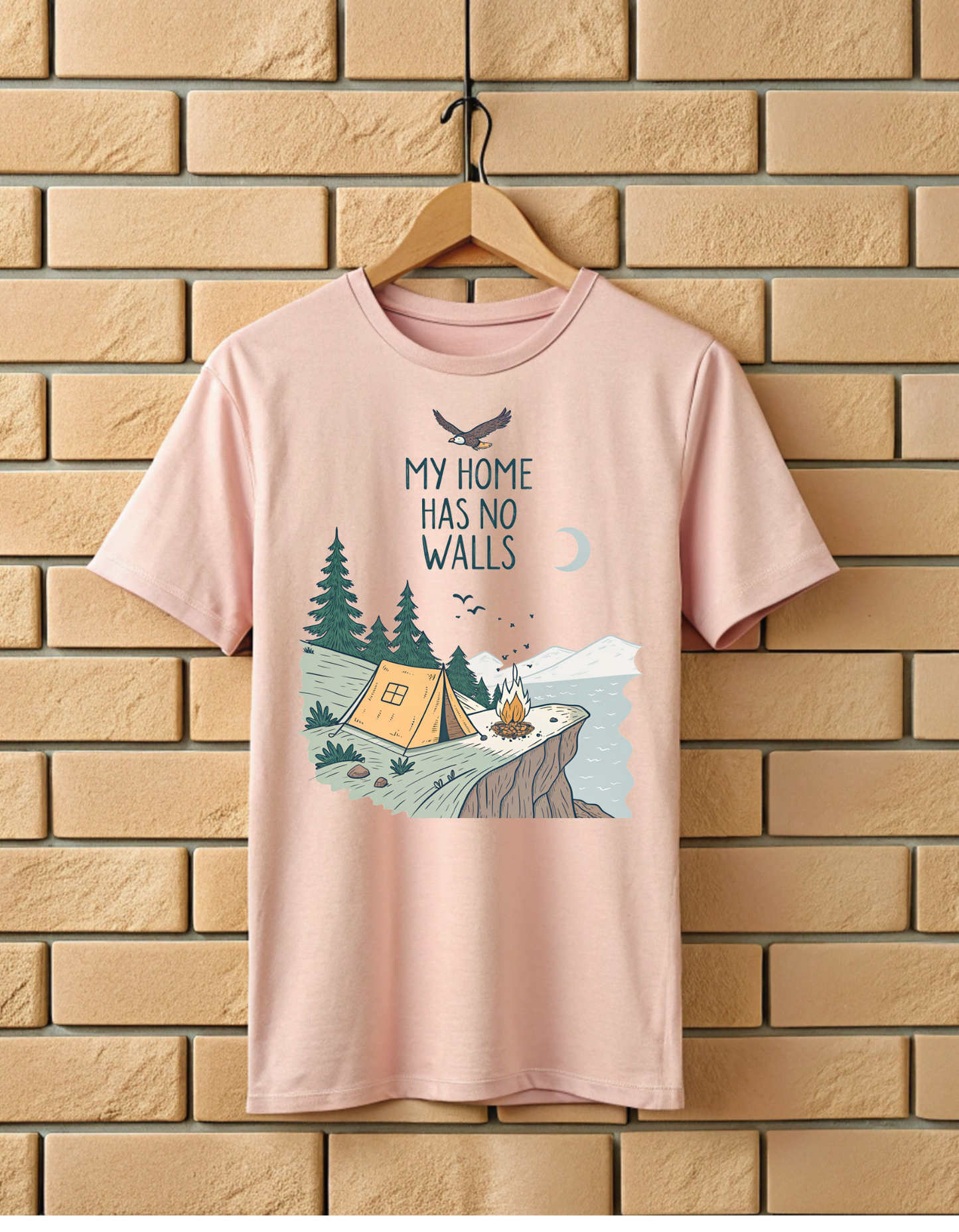 My Home has No Walls | Unisex Nature & Travel T Shirt