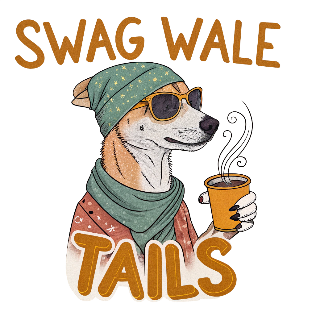 Swag Wale Tails | Desi Dogs Desi Dilwale | Unisex Dog Lover T Shirt