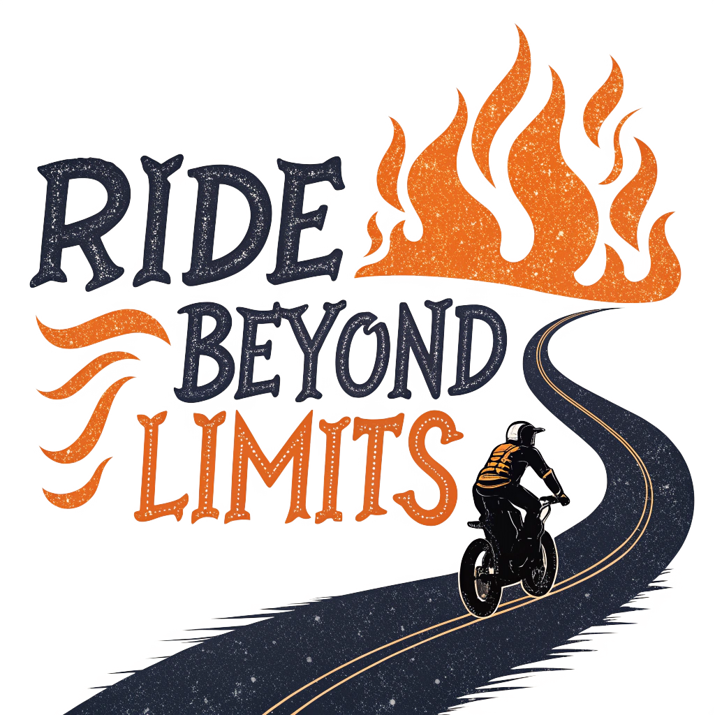 Fueled by Passion not Petrol | Ride Beyond Limits | Unisex Bike Rider T Shirt