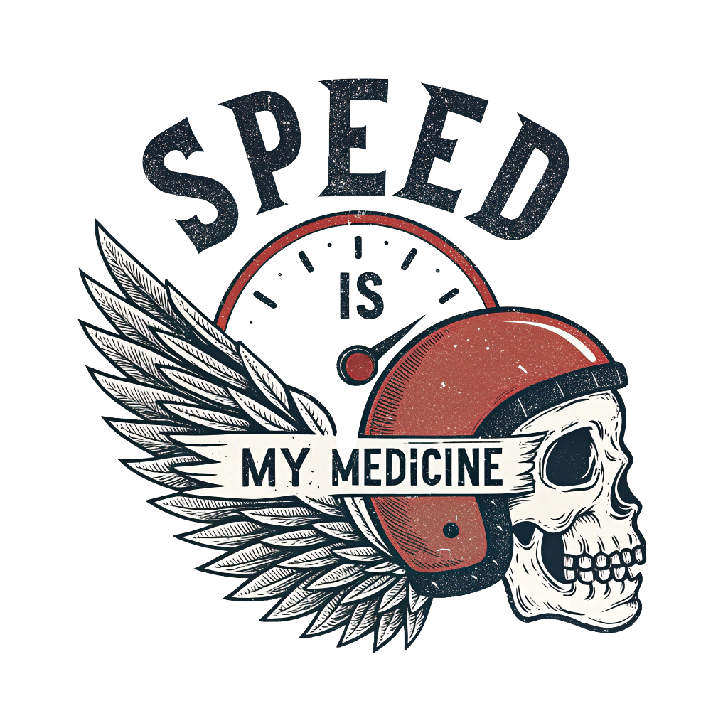 Throttle Therapy Feel the Burn | Speed is my Medicine | Unisex Bike Rider T Shirt