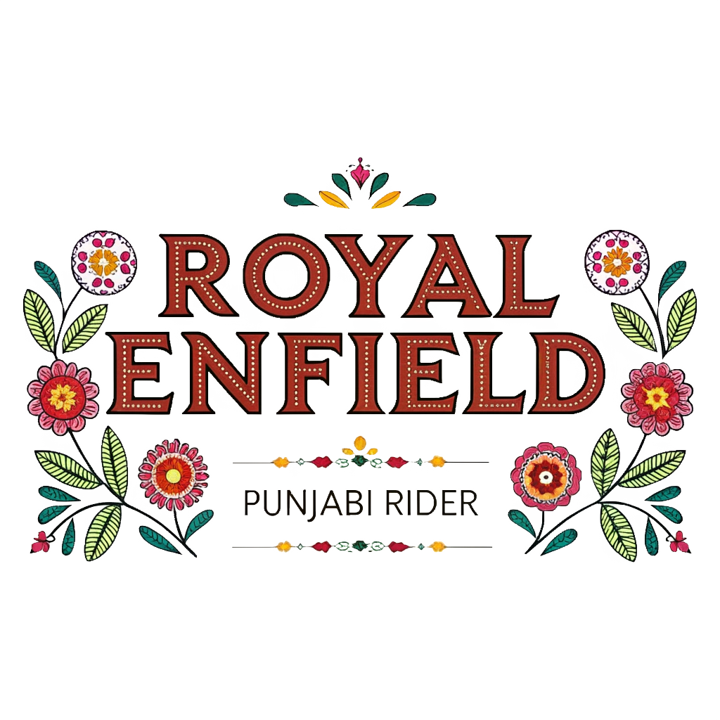 Royal Enfield Punjab Rider | Lassi, Lug Nuts & Long Rides | Unisex Bike Riders T Shirt