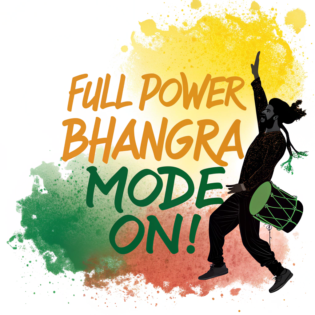 Full Bhangra Mode On | Unisex Bhangra Lover T Shirt