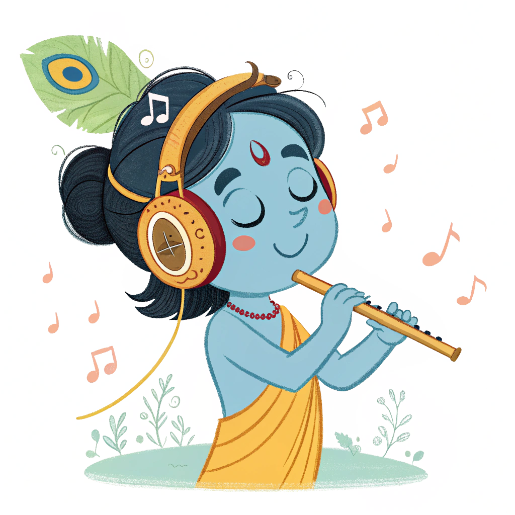 Shri Krishna Ji with Flute | Unisex Sanatan Lover T Shirt