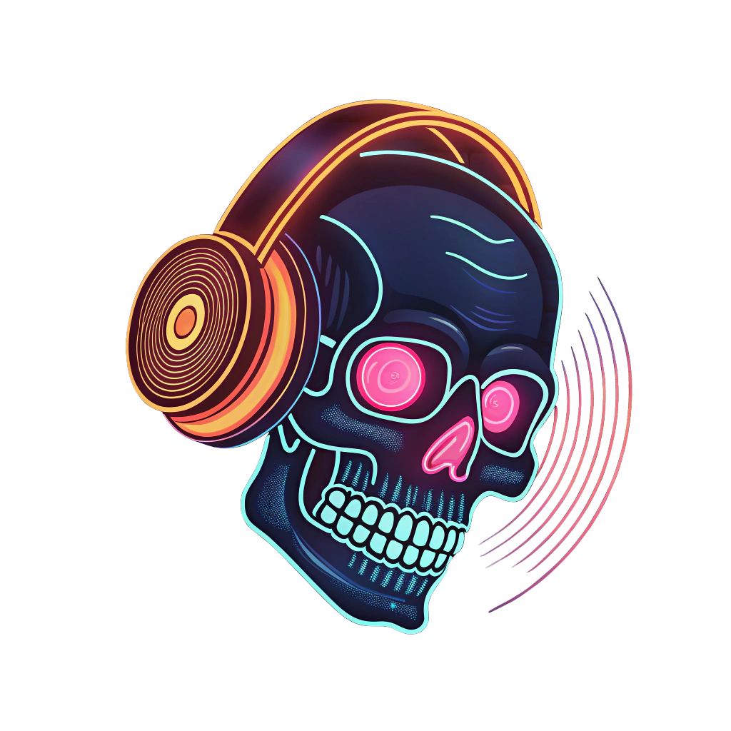 Skull Design | Unisex DJ T Shirt