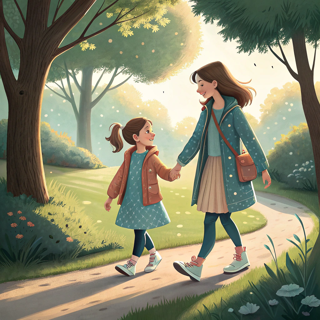 Mother and Daughter Matching Tees