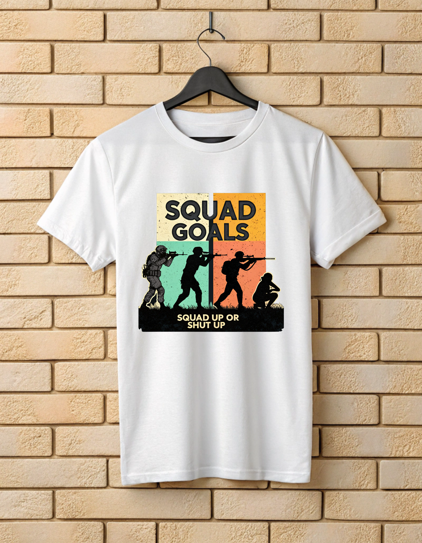 Squad Goals Squad Up or Shut Up | Unisex PUBG Gaming Lover T Shirt