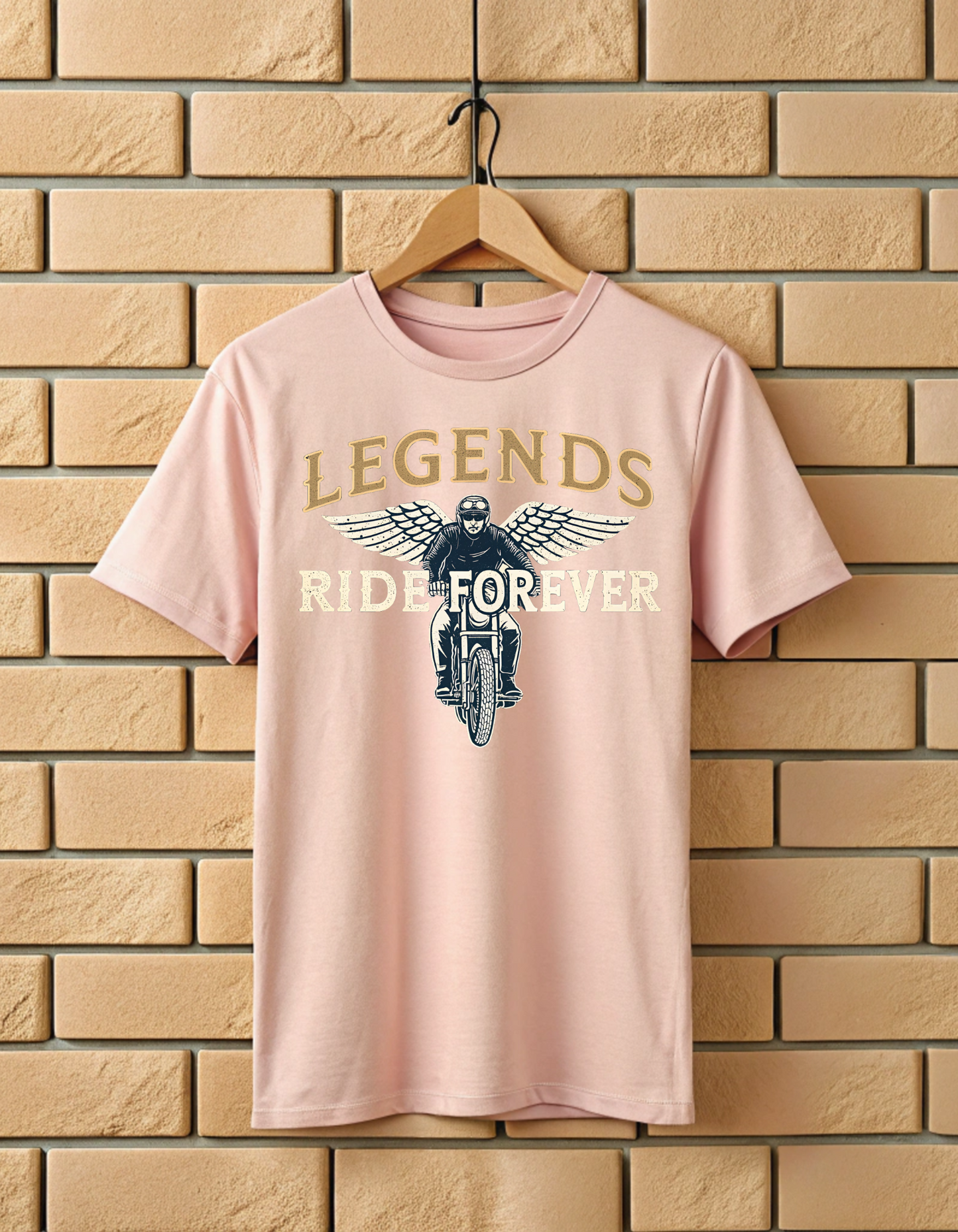 Legends Ride Forever | Unisex Bike Rider T Shirt