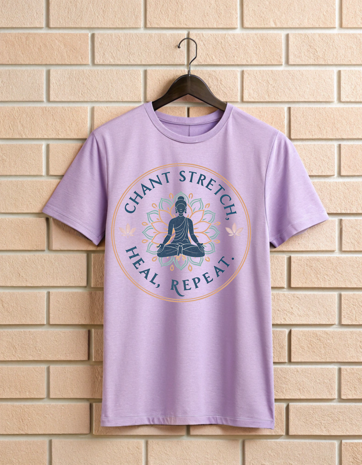 Chant Stretch Heal Repeat | Unisex Yoga Lover T Shirt