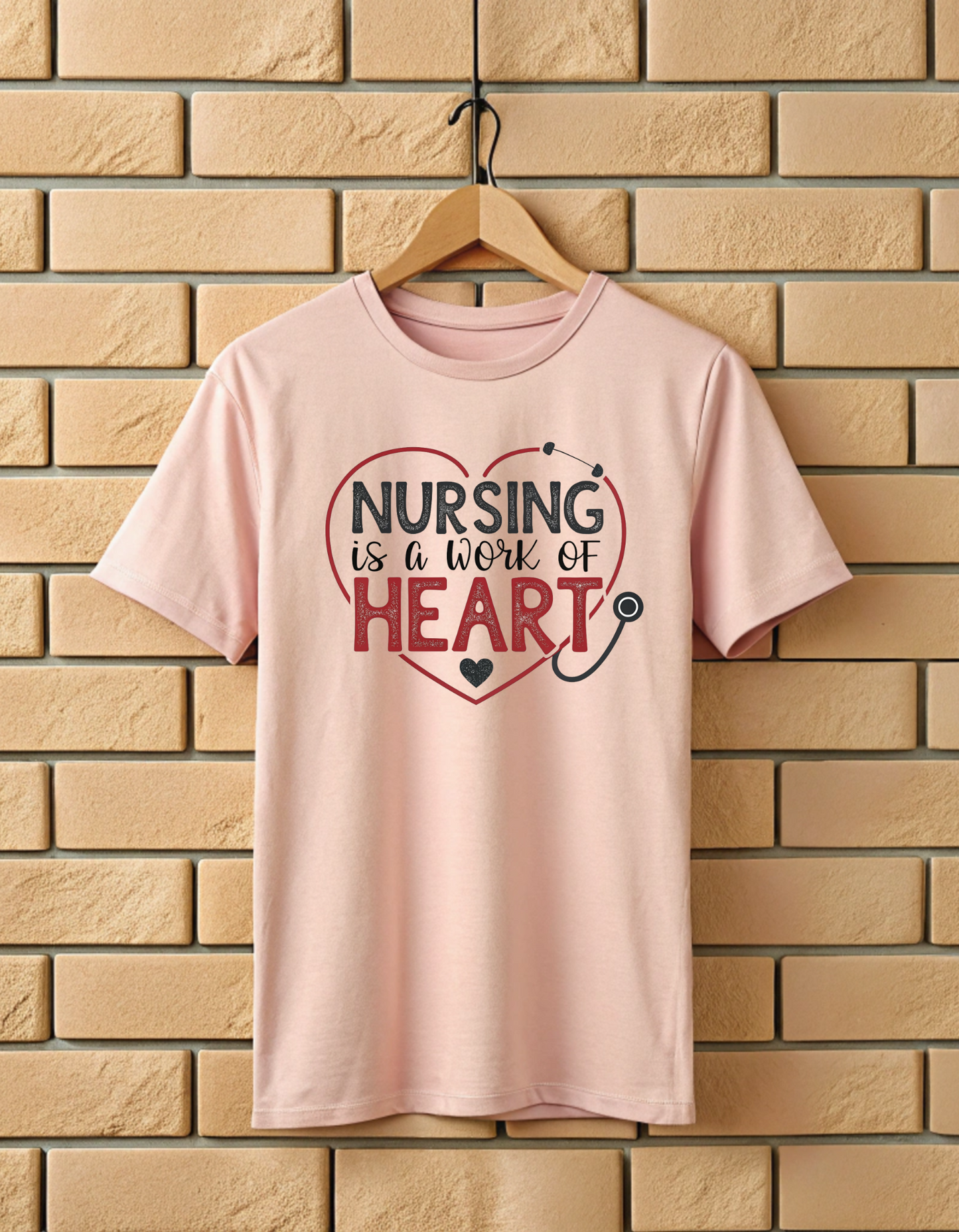 Nursing is a work of heart | Unisex Nurse T Shirt