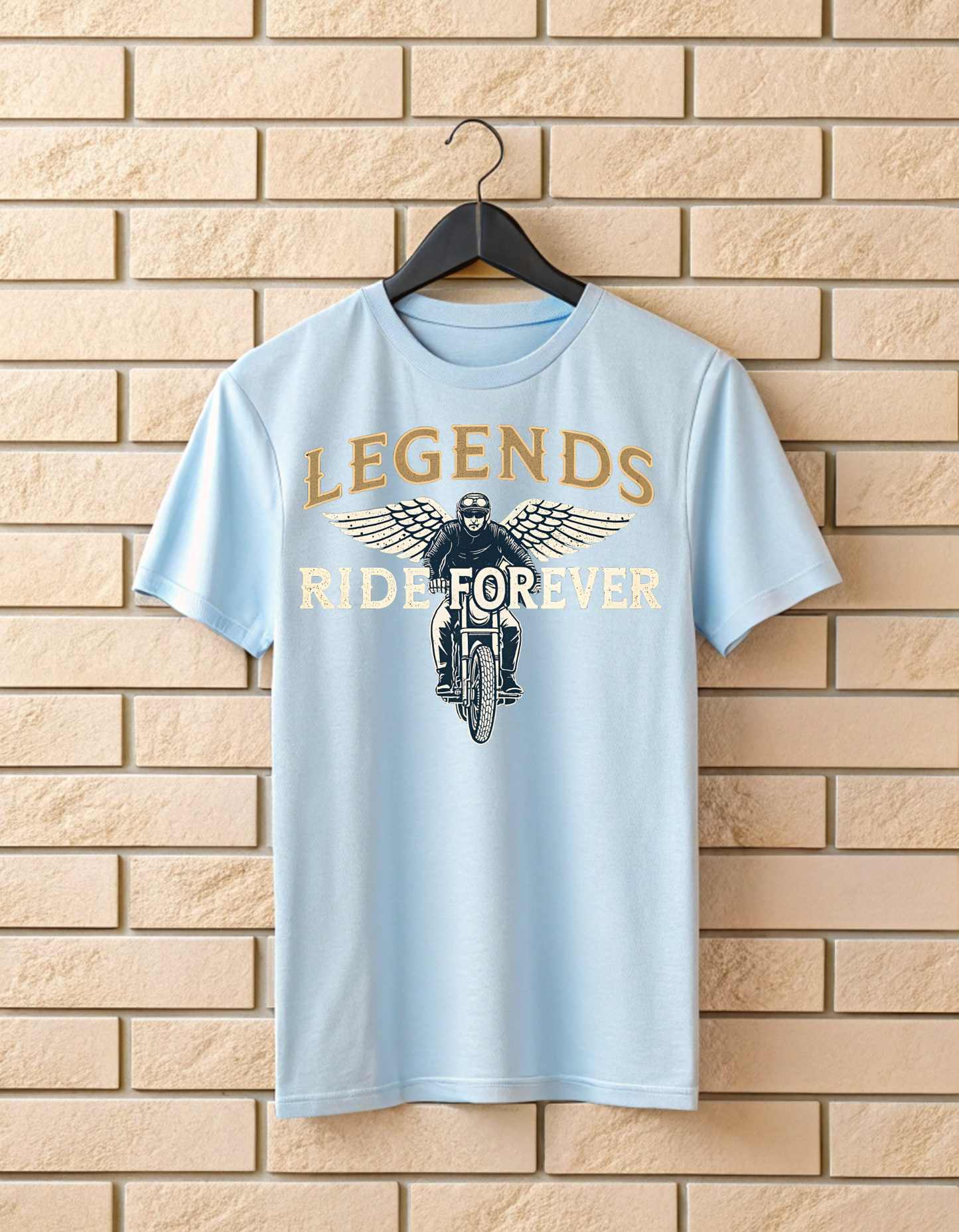 Legends Ride Forever | Unisex Bike Rider T Shirt