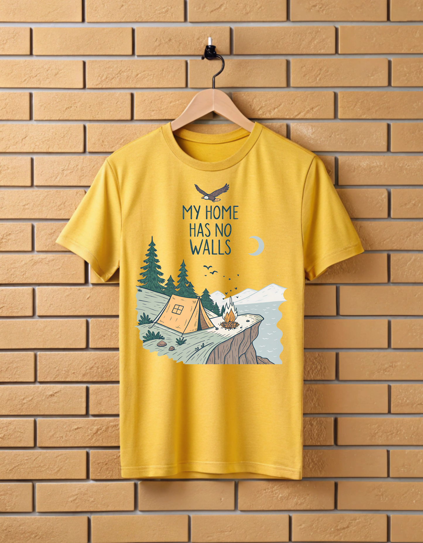 My Home has No Walls | Unisex Nature & Travel T Shirt