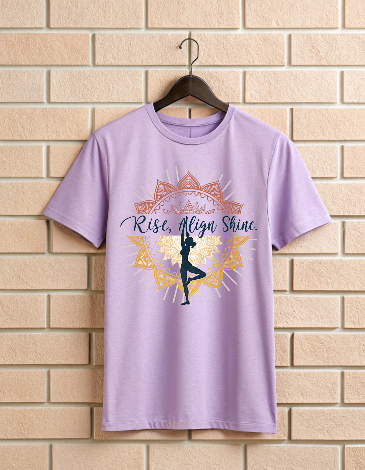 Rise Align Shine | Unisex Yoga Lover T Shirt