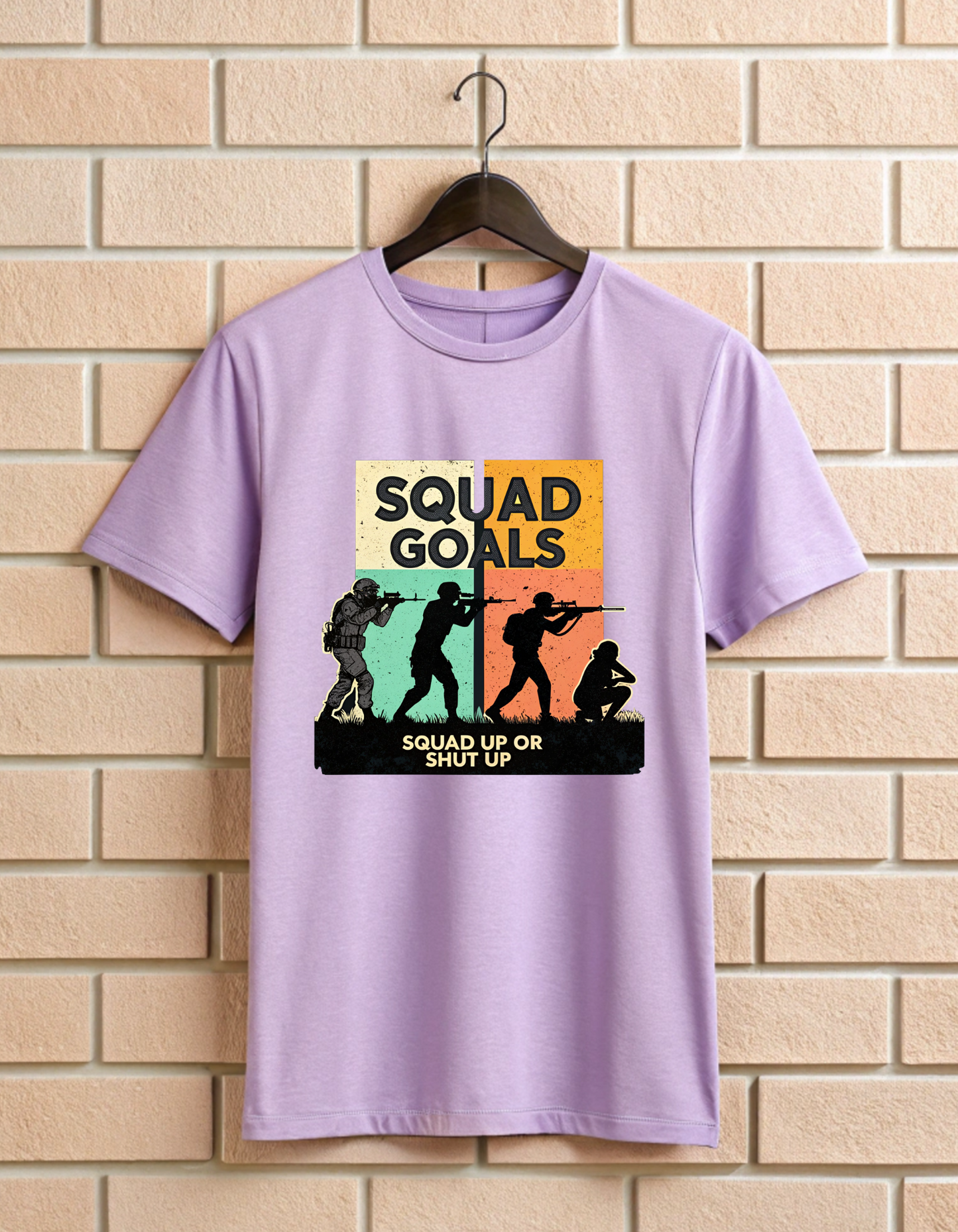 Squad Goals Squad Up or Shut Up | Unisex PUBG Gaming Lover T Shirt