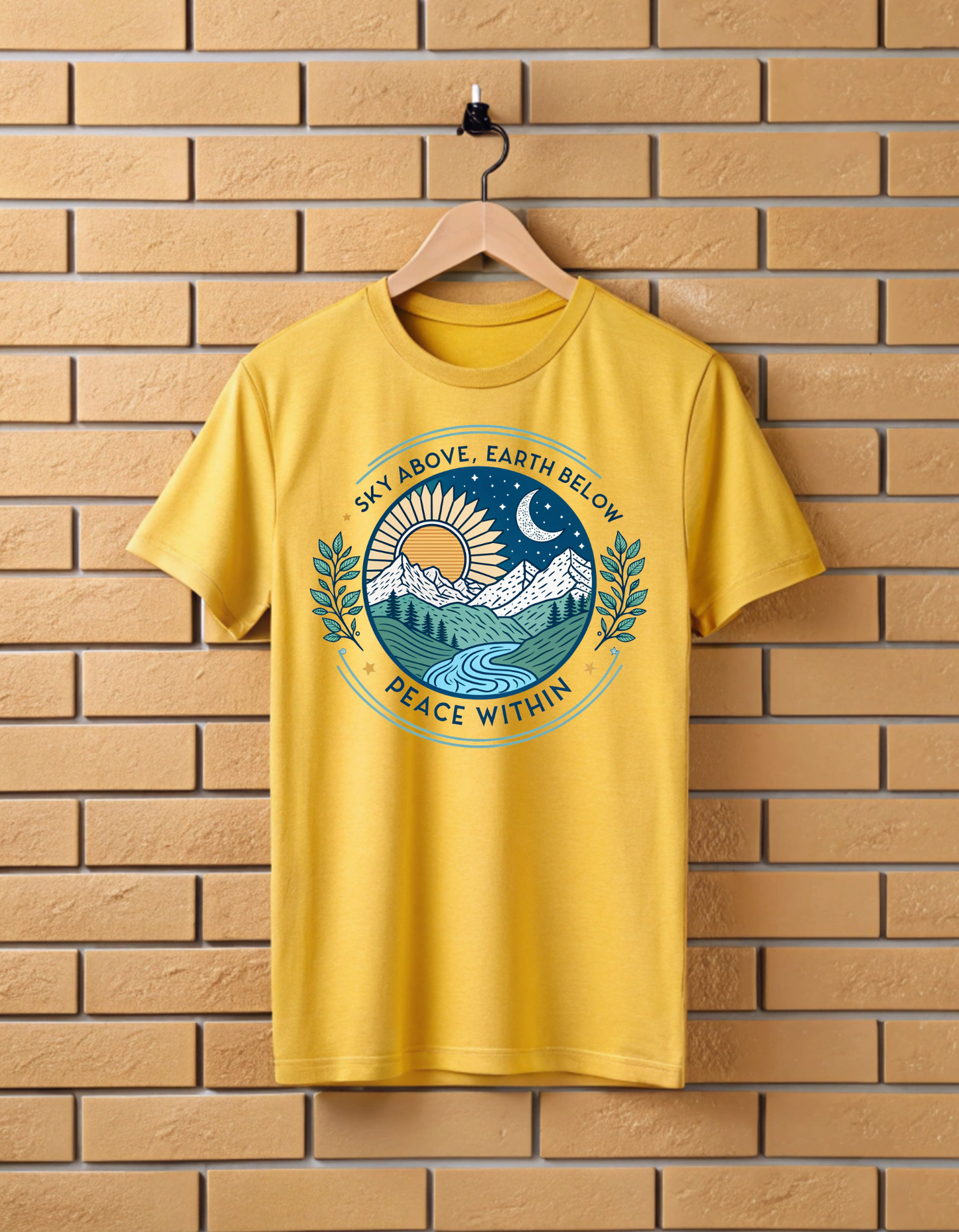 Sky Above Earth Below | Unisex Nature & Travel Lover T Shirt
