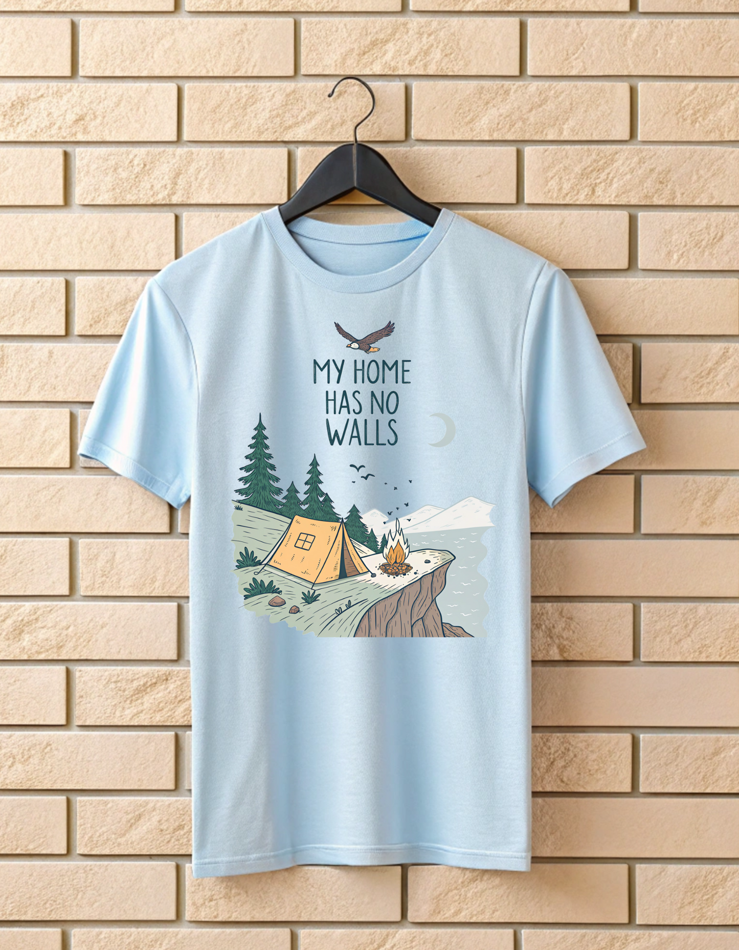 My Home has No Walls | Unisex Nature & Travel T Shirt