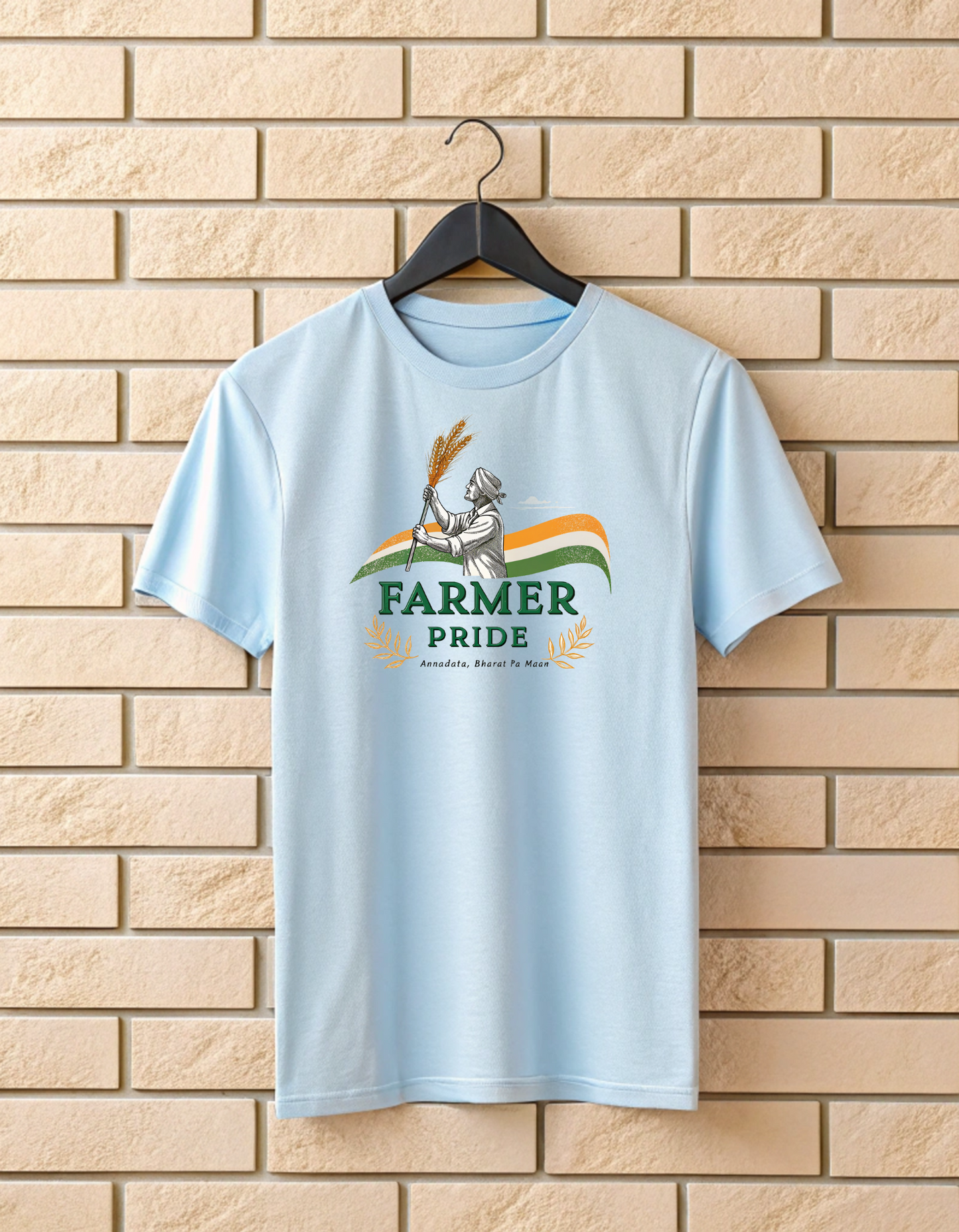Farmer Pride Anndata, Bharat Da Maan | Unisex Farmers T Shirt