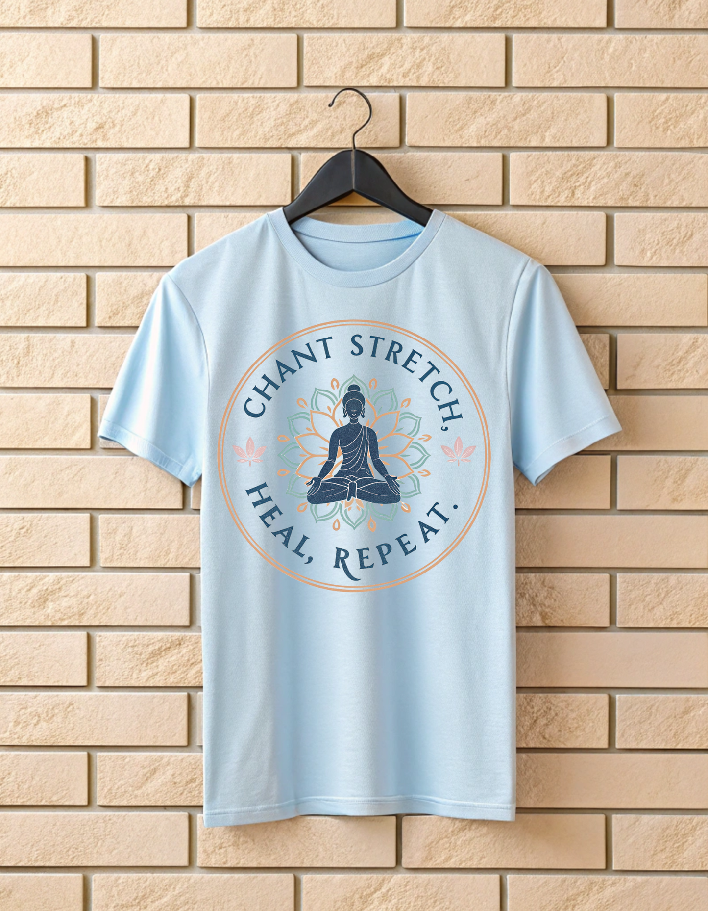 Chant Stretch Heal Repeat | Unisex Yoga Lover T Shirt