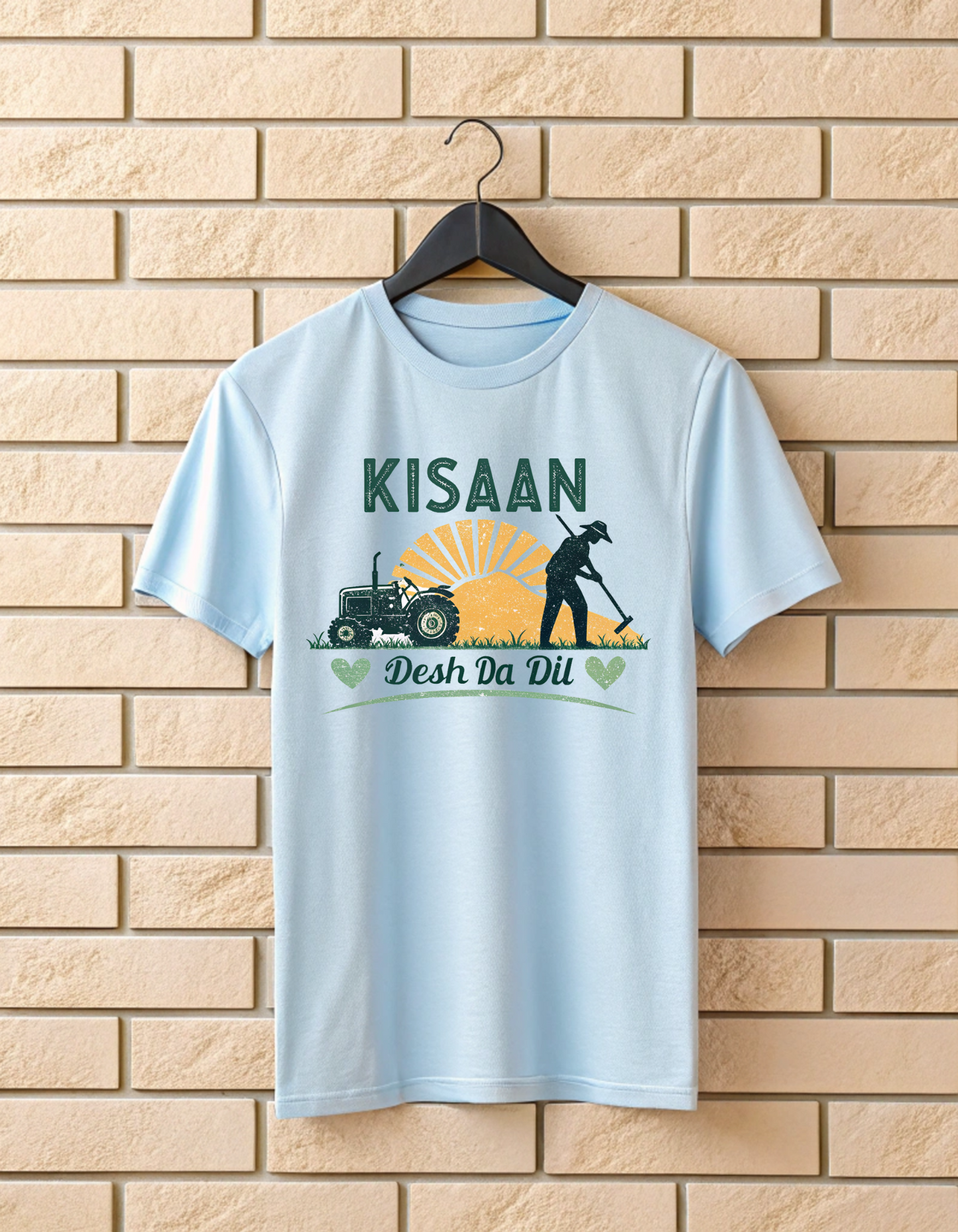 Kisaan Desh Da Dil | Farmers T Shirt