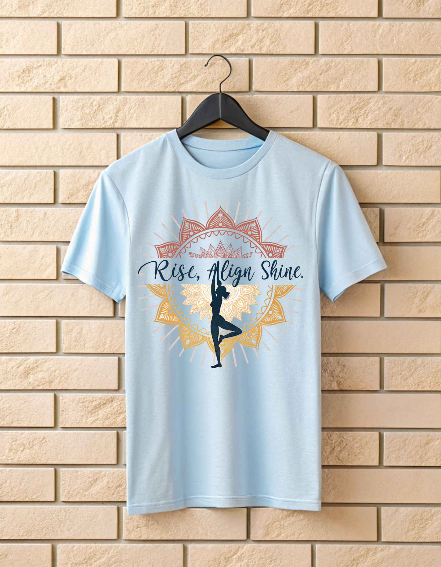 Rise Align Shine | Unisex Yoga Lover T Shirt