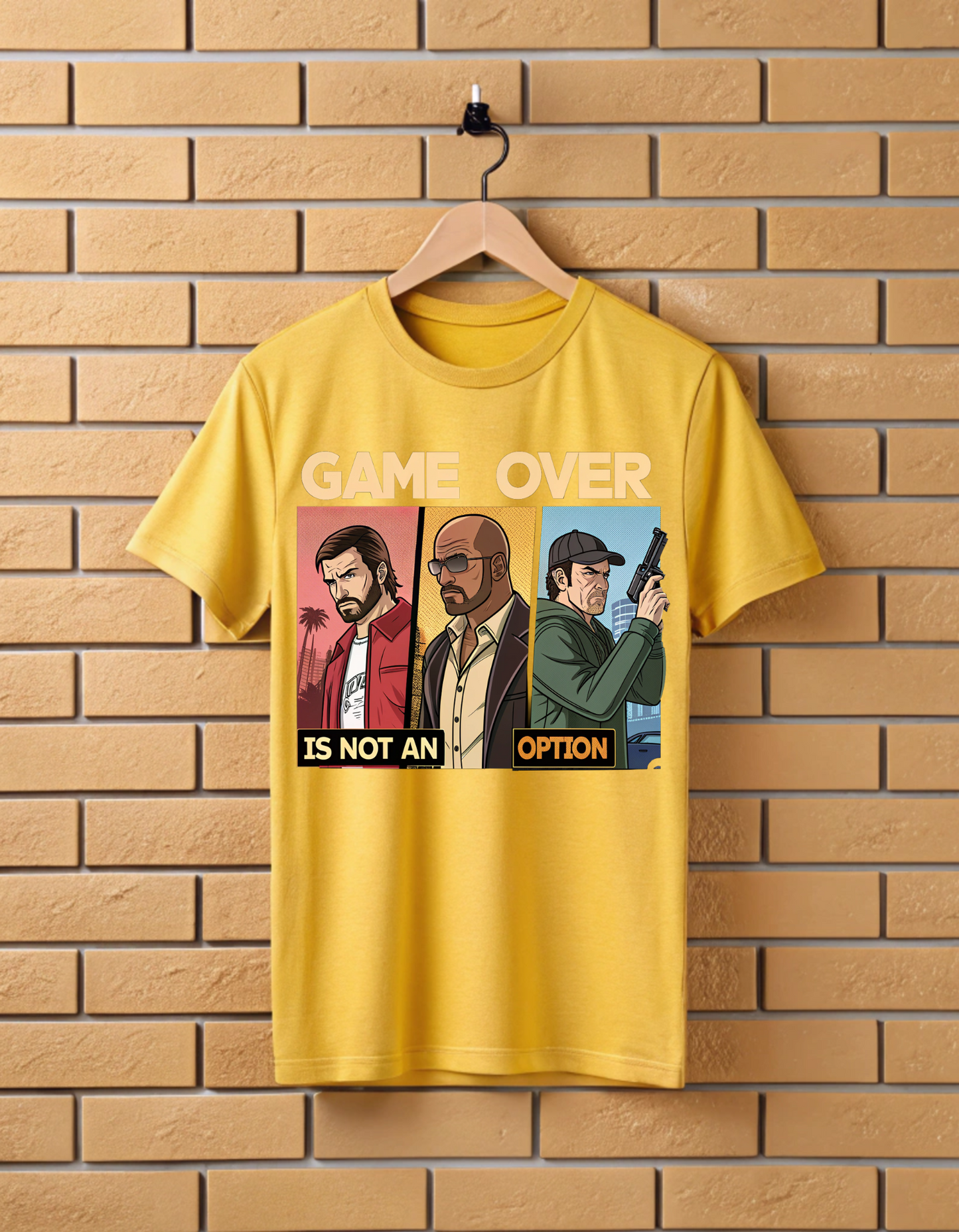 Game Over is not an Option | Unisex GTA Gaming Lover T Shirt