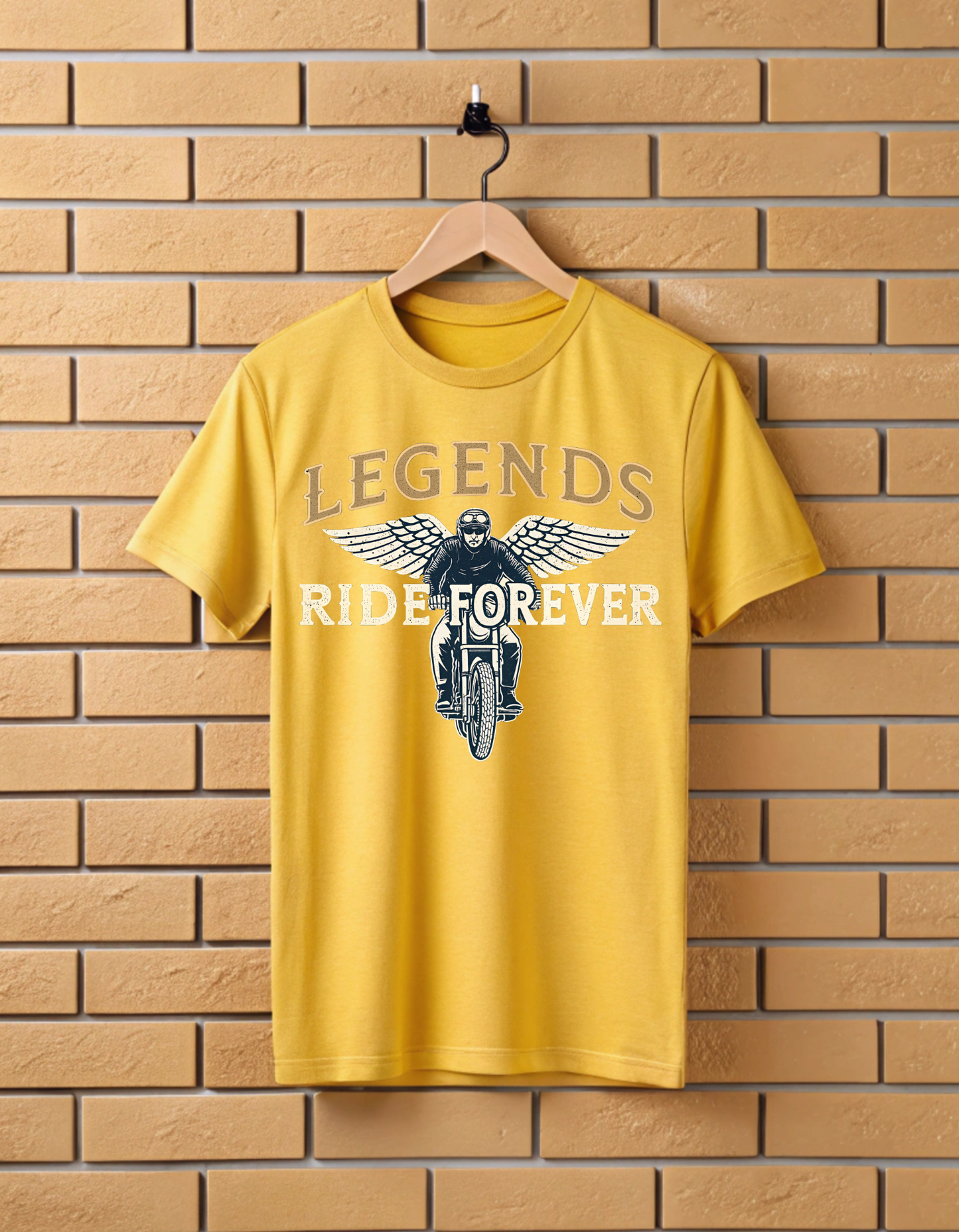 Legends Ride Forever | Unisex Bike Rider T Shirt