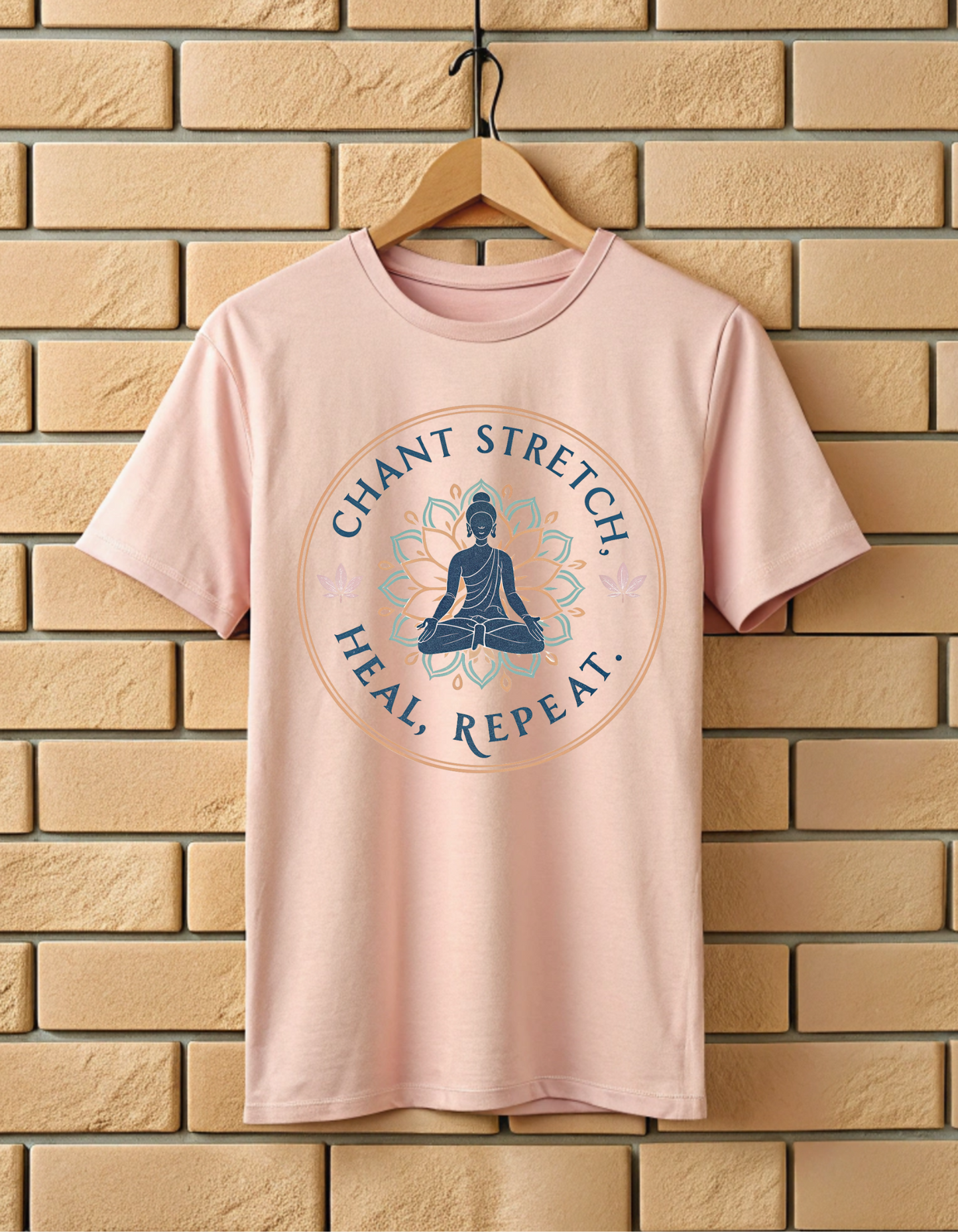 Chant Stretch Heal Repeat | Unisex Yoga Lover T Shirt