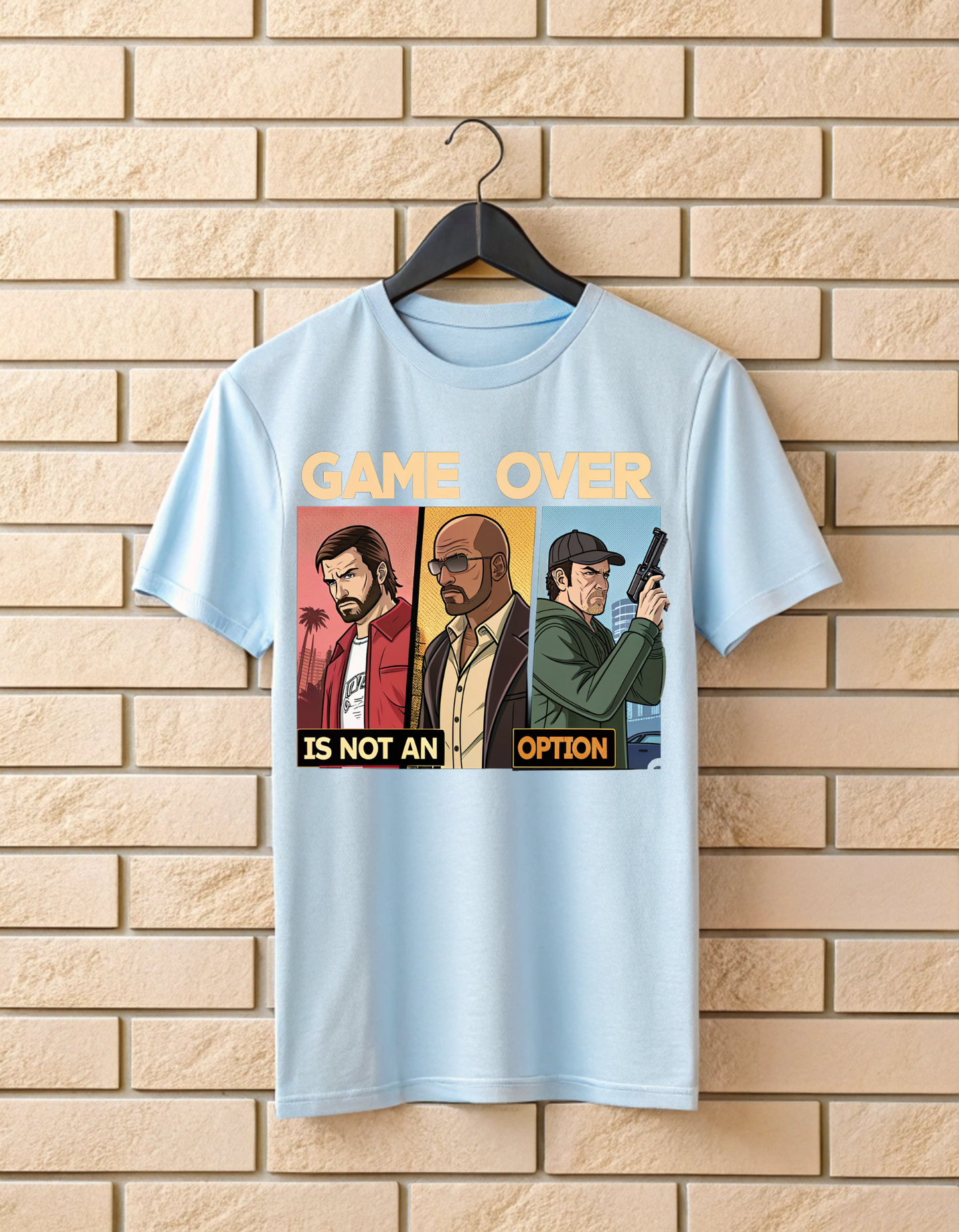 Game Over is not an Option | Unisex GTA Gaming Lover T Shirt