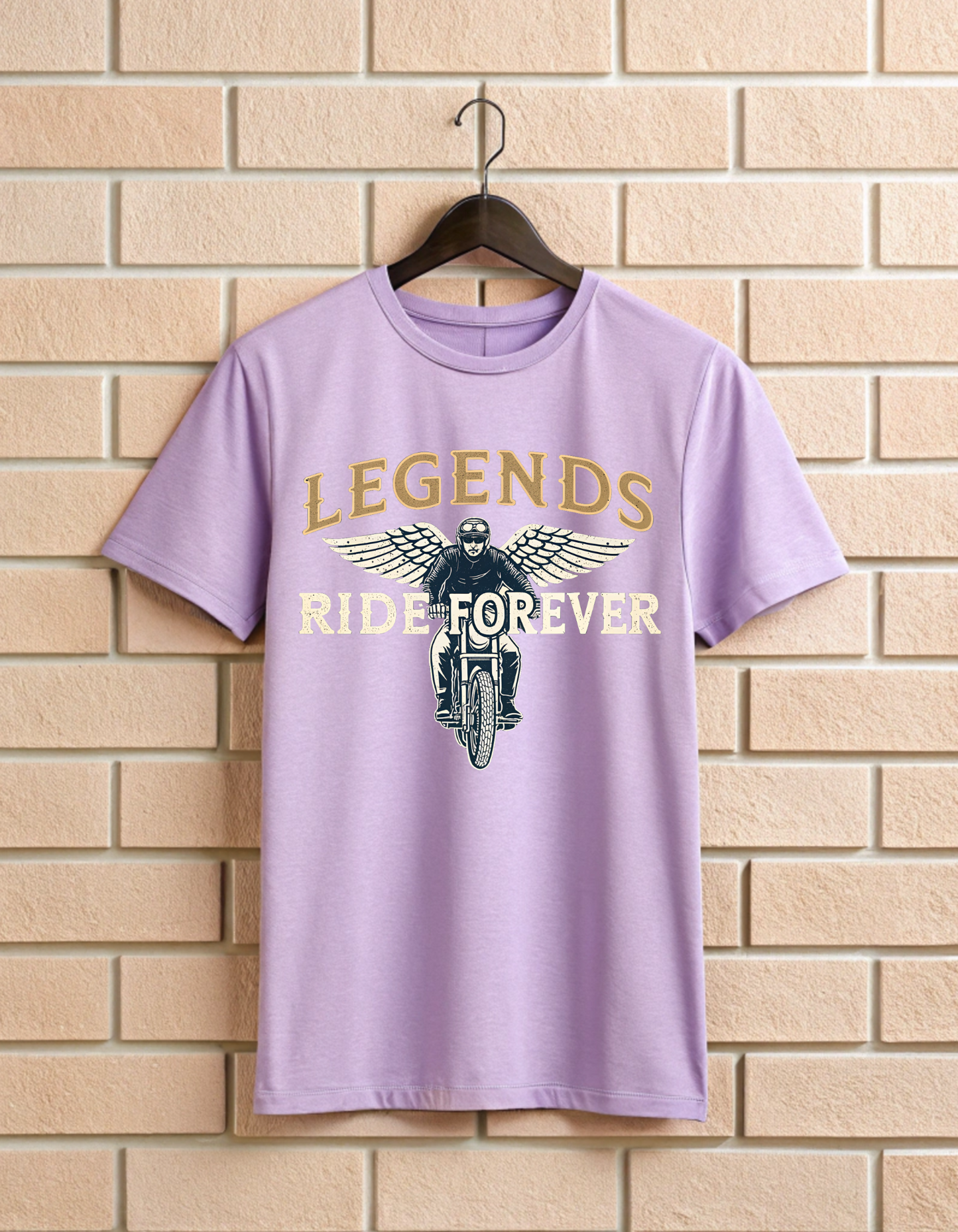 Legends Ride Forever | Unisex Bike Rider T Shirt
