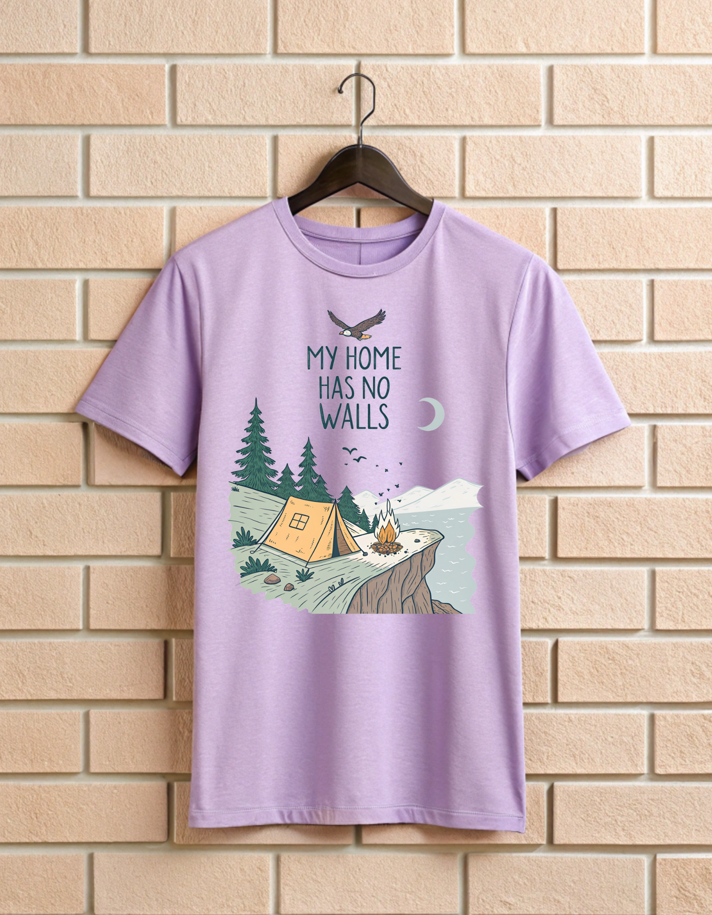 My Home has No Walls | Unisex Nature & Travel T Shirt