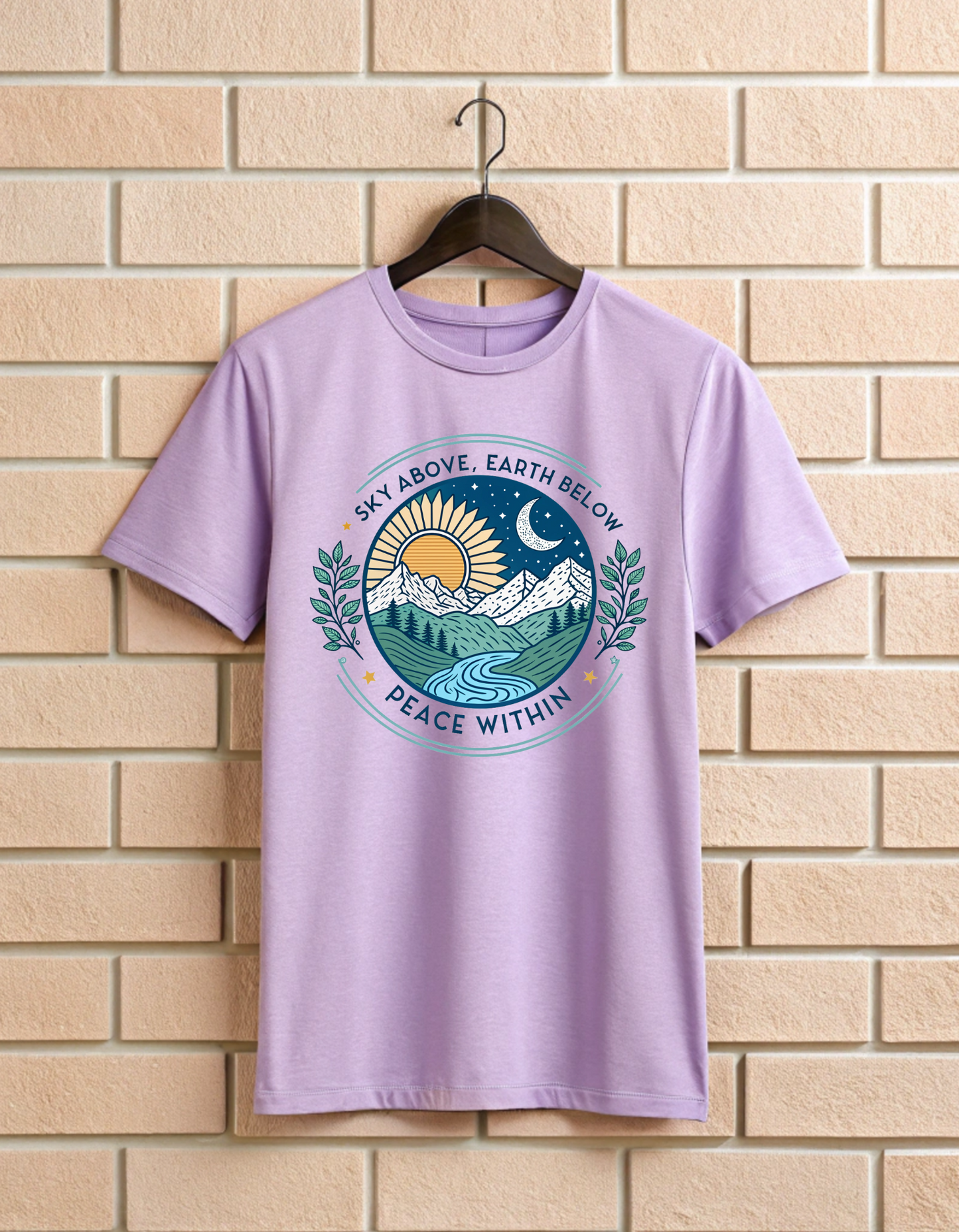Sky Above Earth Below | Unisex Nature & Travel Lover T Shirt