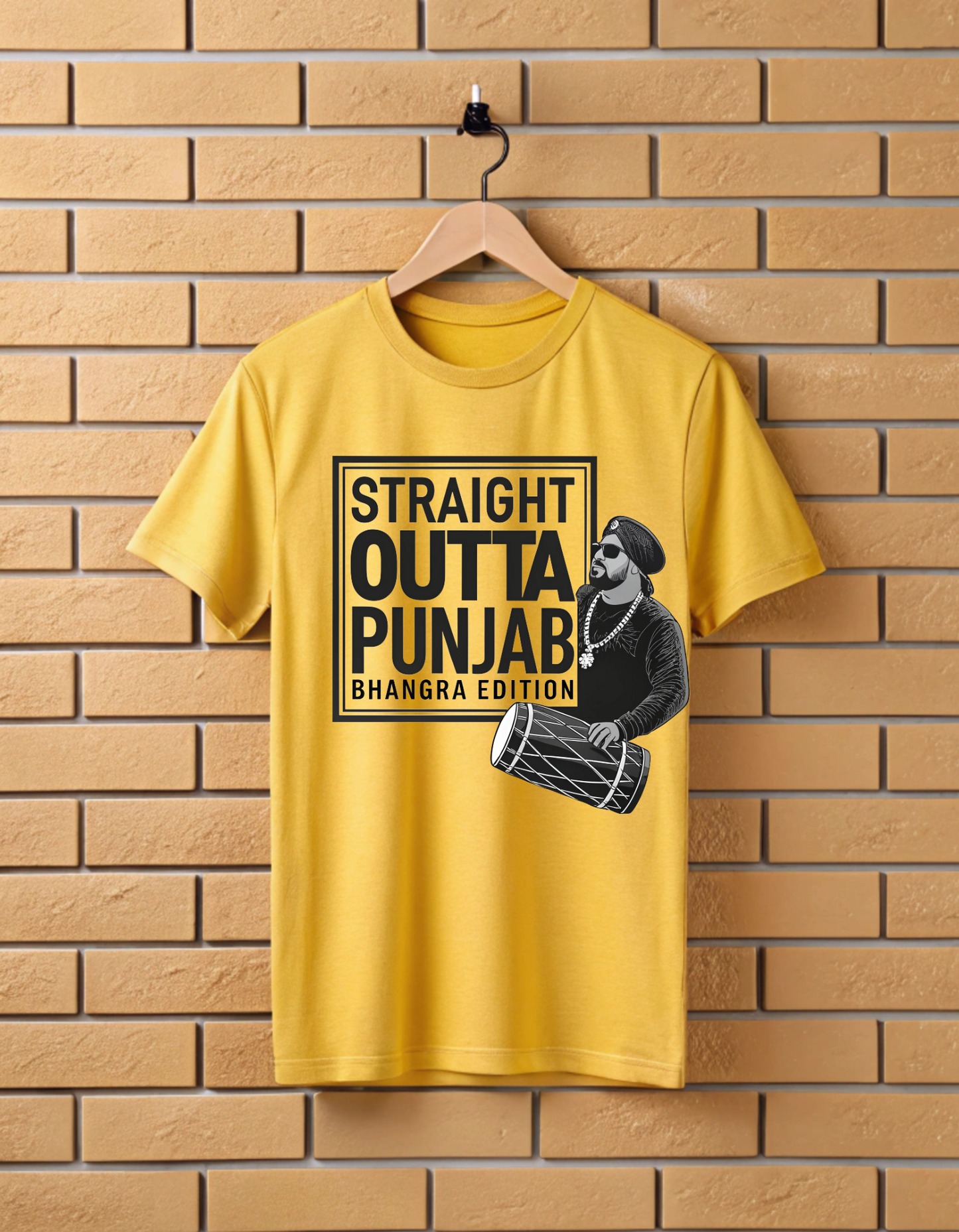 Straight Outta Punjab Bhangra Edition | Unisex Bhangra Lover T Shirt